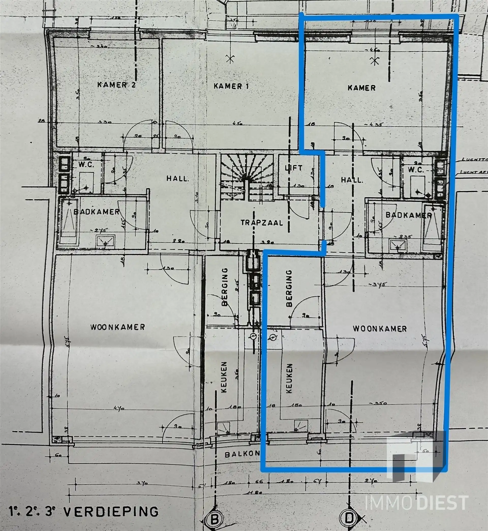 Degelijk appartement centrum Diest - ruime slaapkamer foto 3