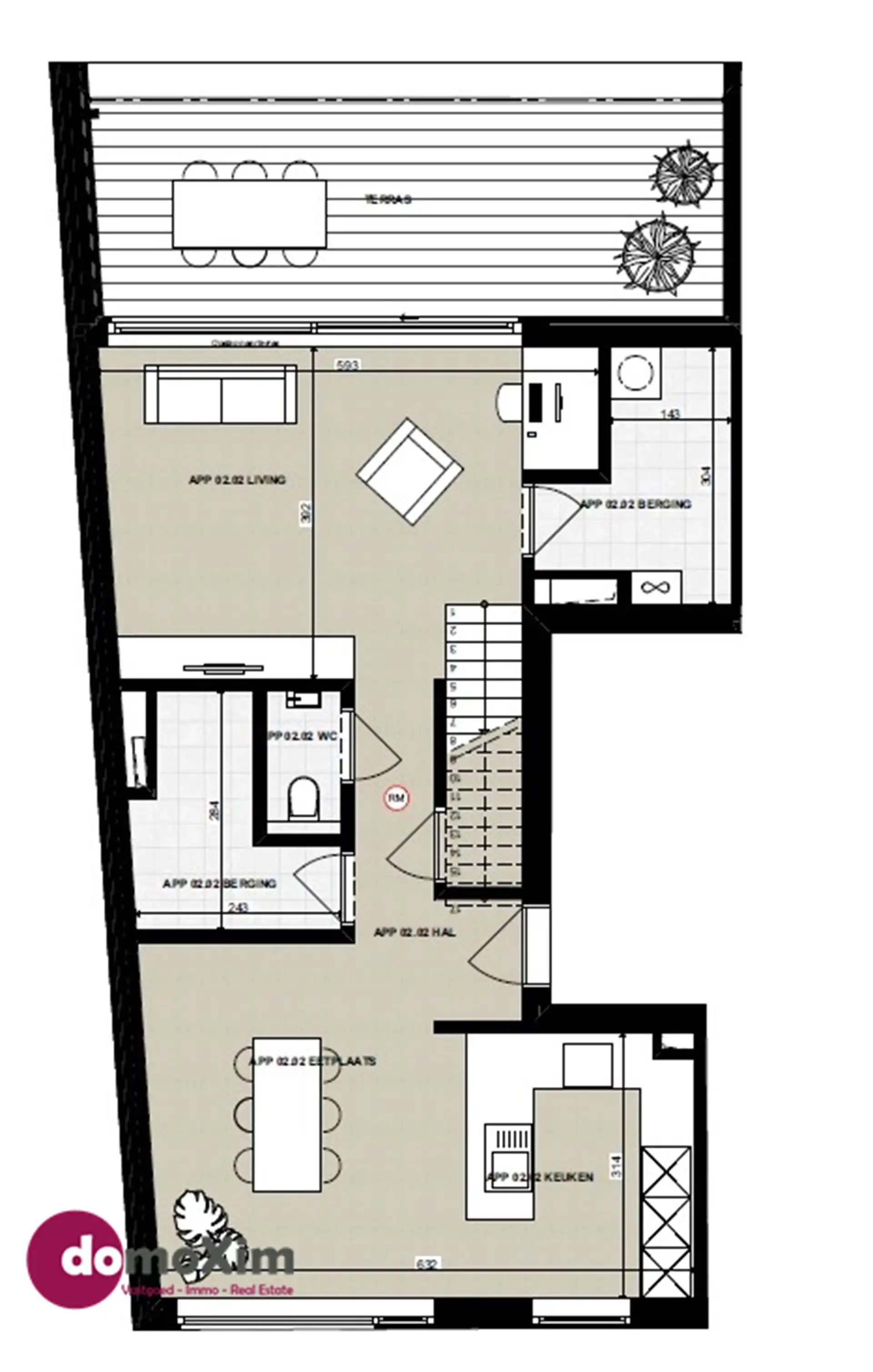 Modernen, lichtrijke duplex met ruim zonneterras in Sidelake Five foto 8