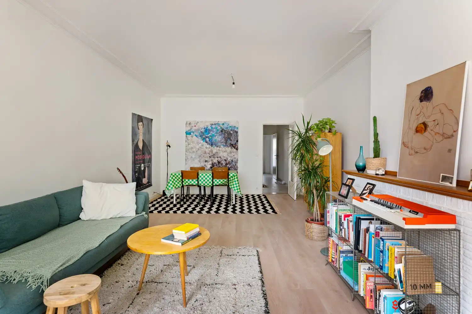 Licht en ruimte in het hart van Antwerpen – 1 slaapkamer appartement foto 2