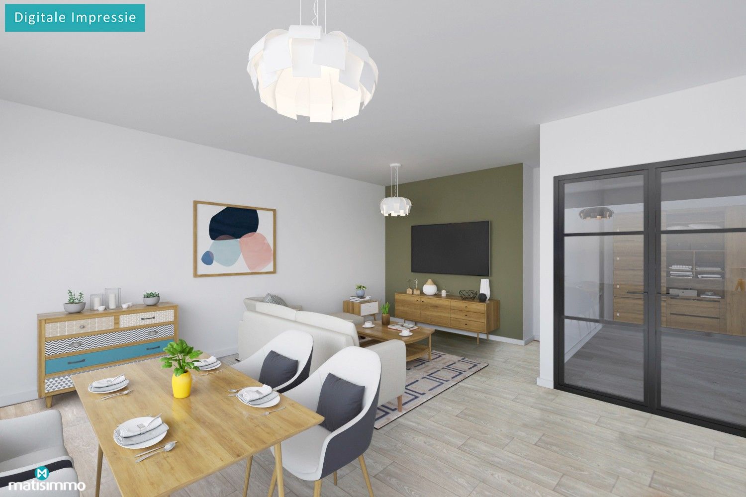 INSTAPKLAAR APPARTEMENT MET 2 SLAAPKAMERS EN WEIDS UITZICHT NABIJ STADSCENTRUM GENK foto 5