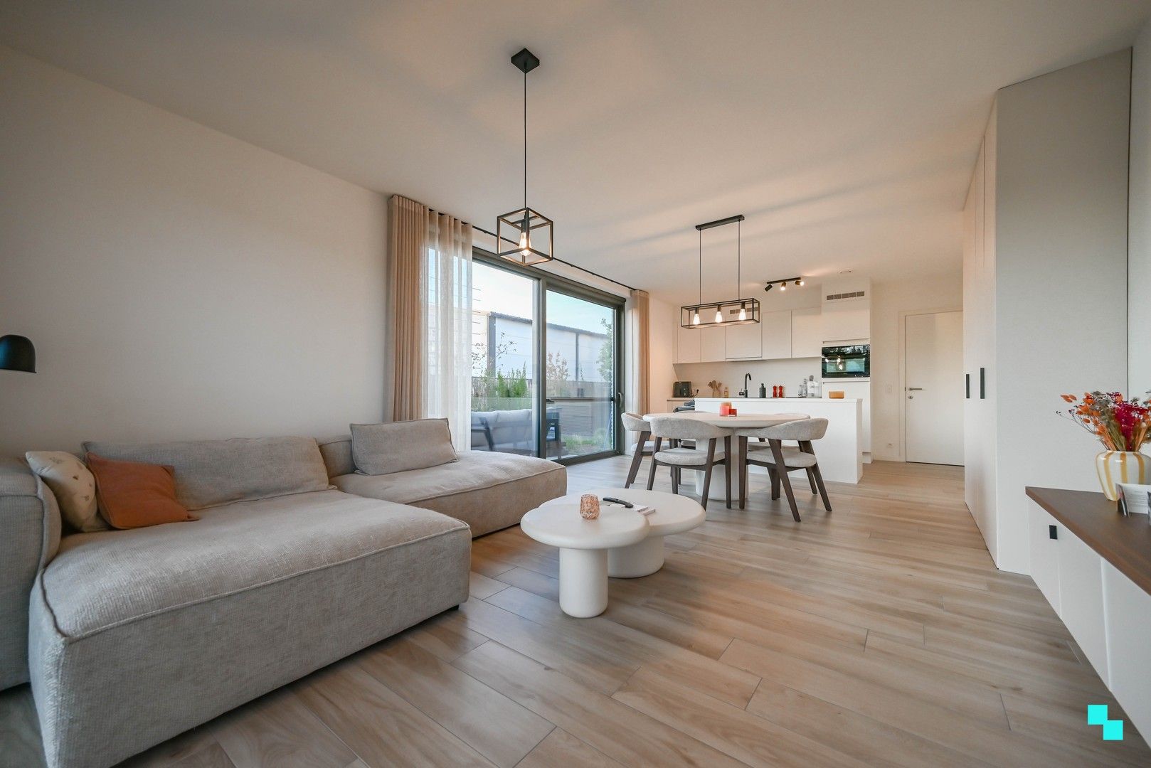 Gelijkvloers nieuwbouwappartement met aangenaam terras te Bosmolens foto 2