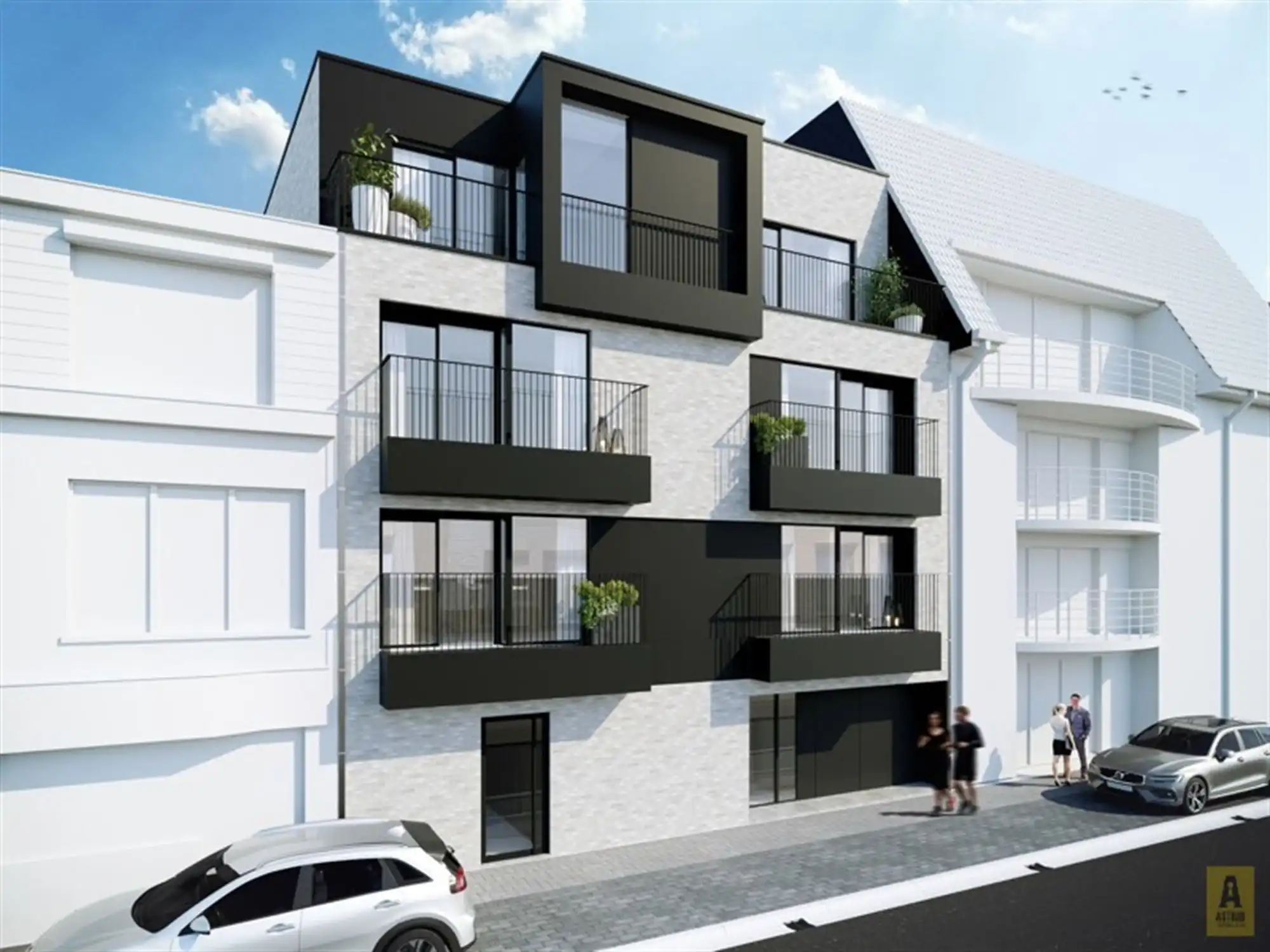 Nieuw dakappartement met groot dakterras vlakbij zee! foto {{pictureIndex}}