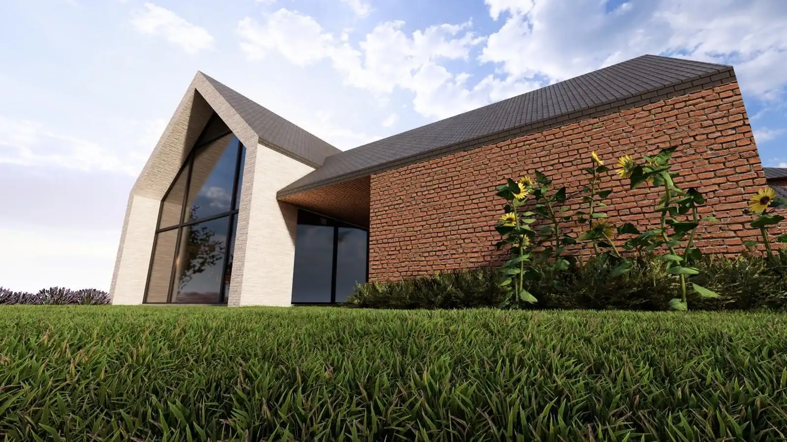 BOUWPERCEEL 35A55CA MET VERGUNDE BOUWPLANNEN IN CENTRUM VAN BEVERST. foto 3