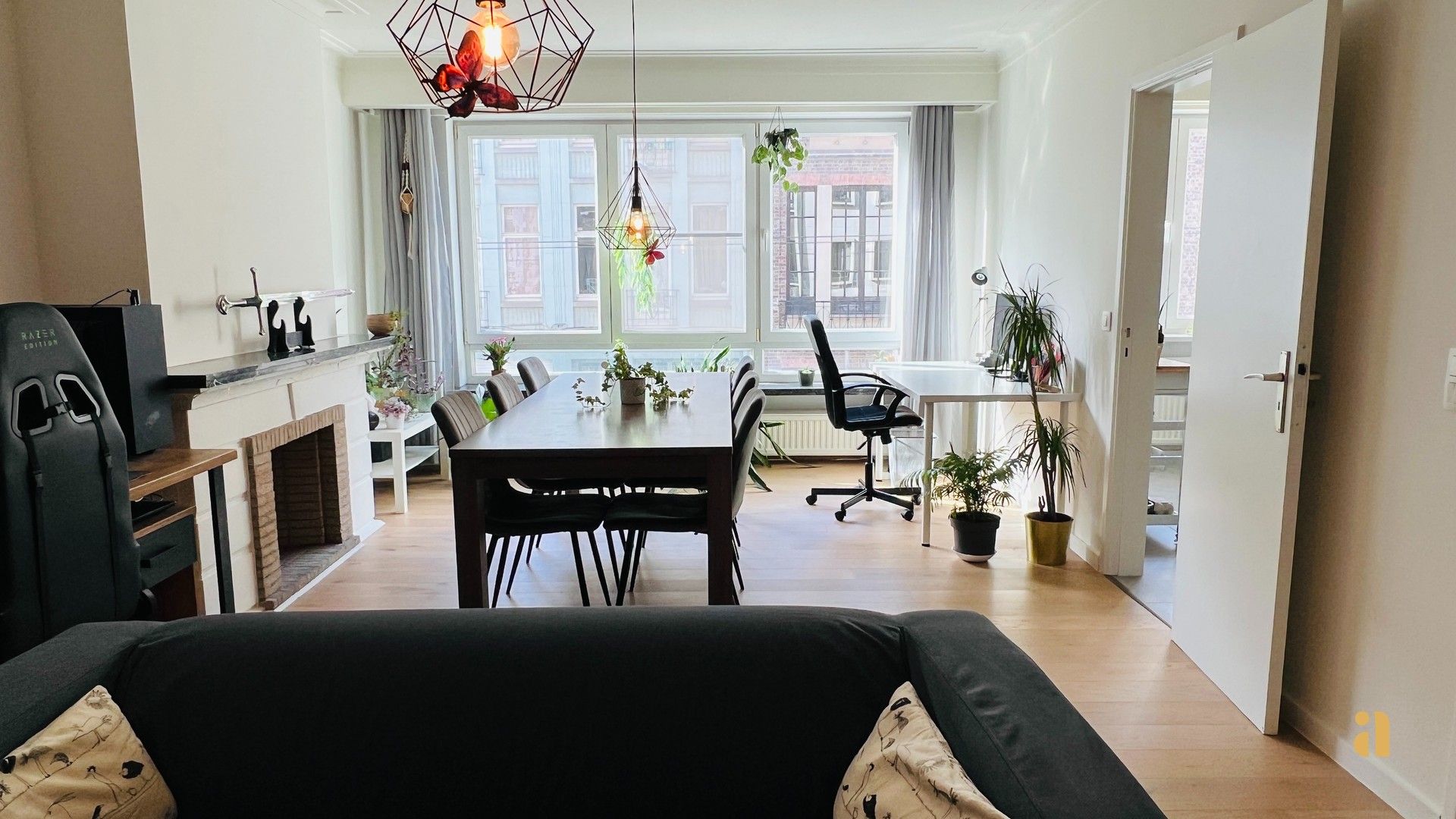 Charmant 1 slpk appartement in hartje Gent foto 2