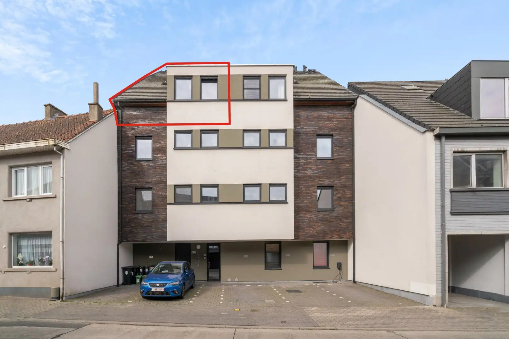 Duplex appartement in Herzele incl carport foto {{pictureIndex}}