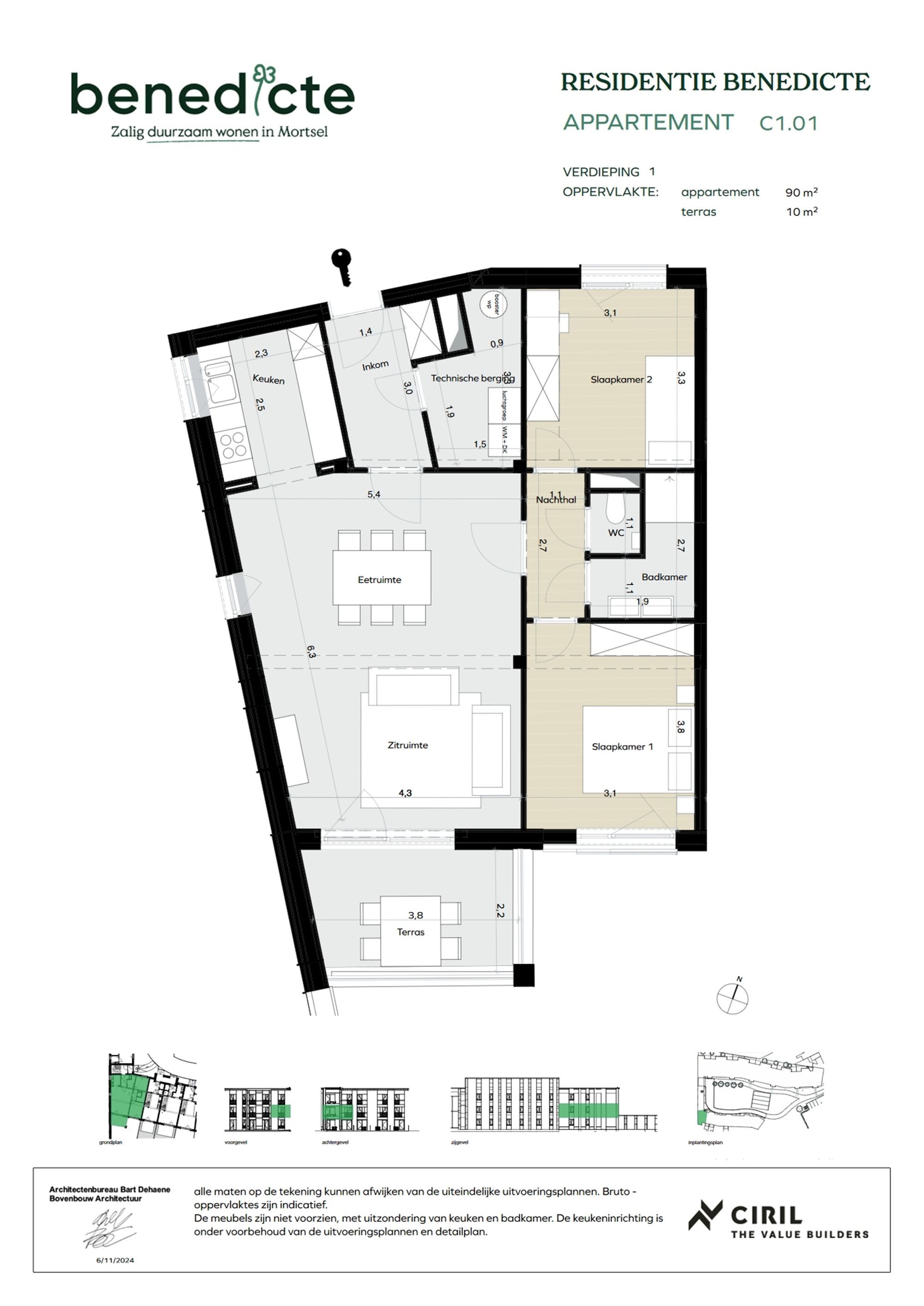 Appartement met terras foto 15