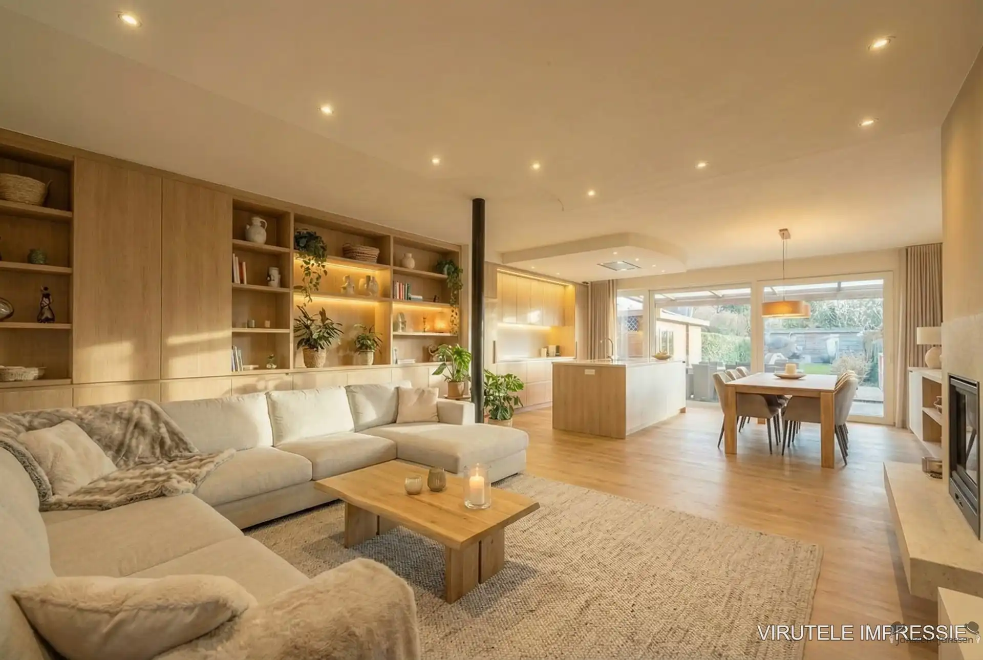 Gezinswoning met 2 (mog. 4) slaapkamers, garage en ruime tuin in Maria ter Heide foto 4