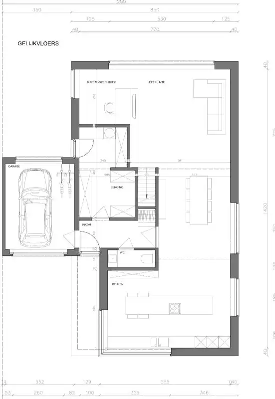 Nieuw te bouwen alleenstaande woning te Ieper. foto 4