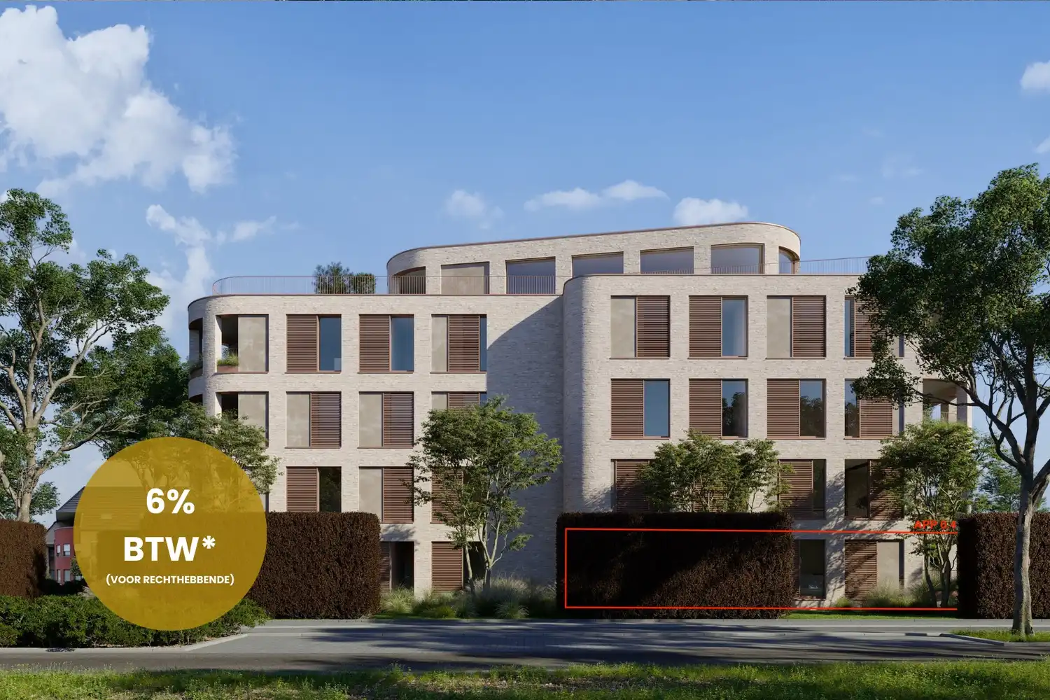 Project 'Achter de Haag' - appartement 0.4 foto {{pictureIndex}}