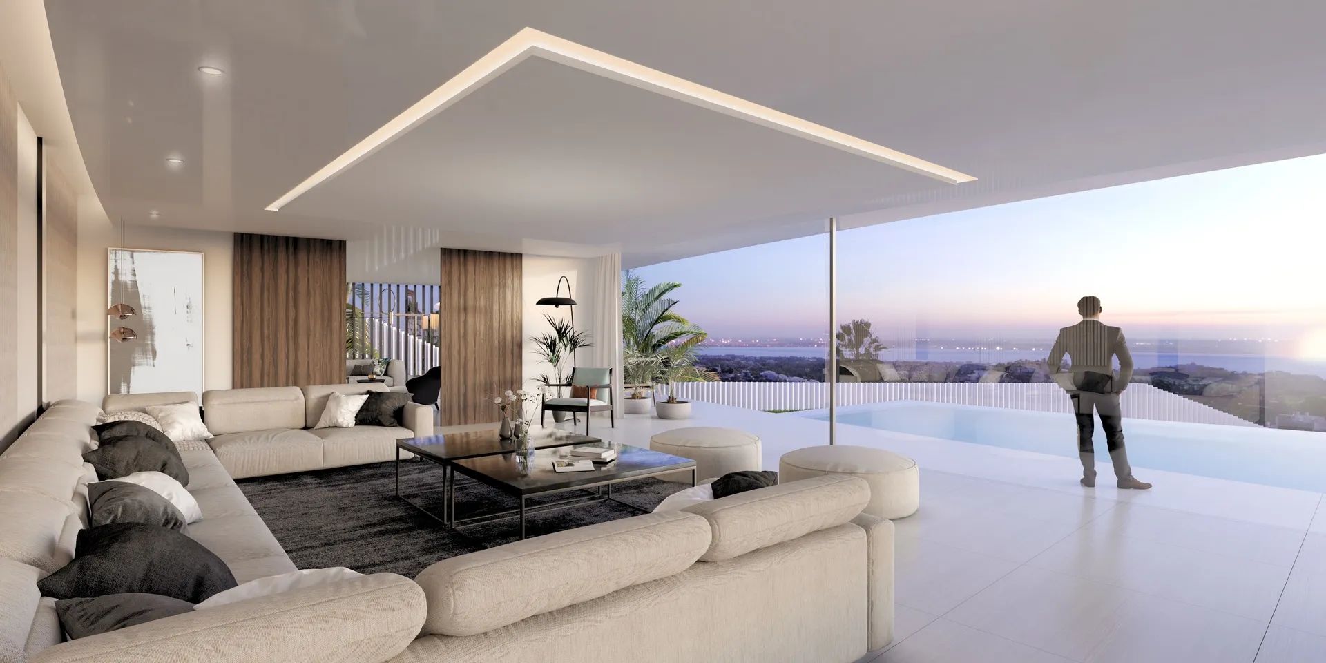 Architectonisch meesterwerk aan de golf – exclusieve villa in het hart van de Gouden Driehoek foto 3