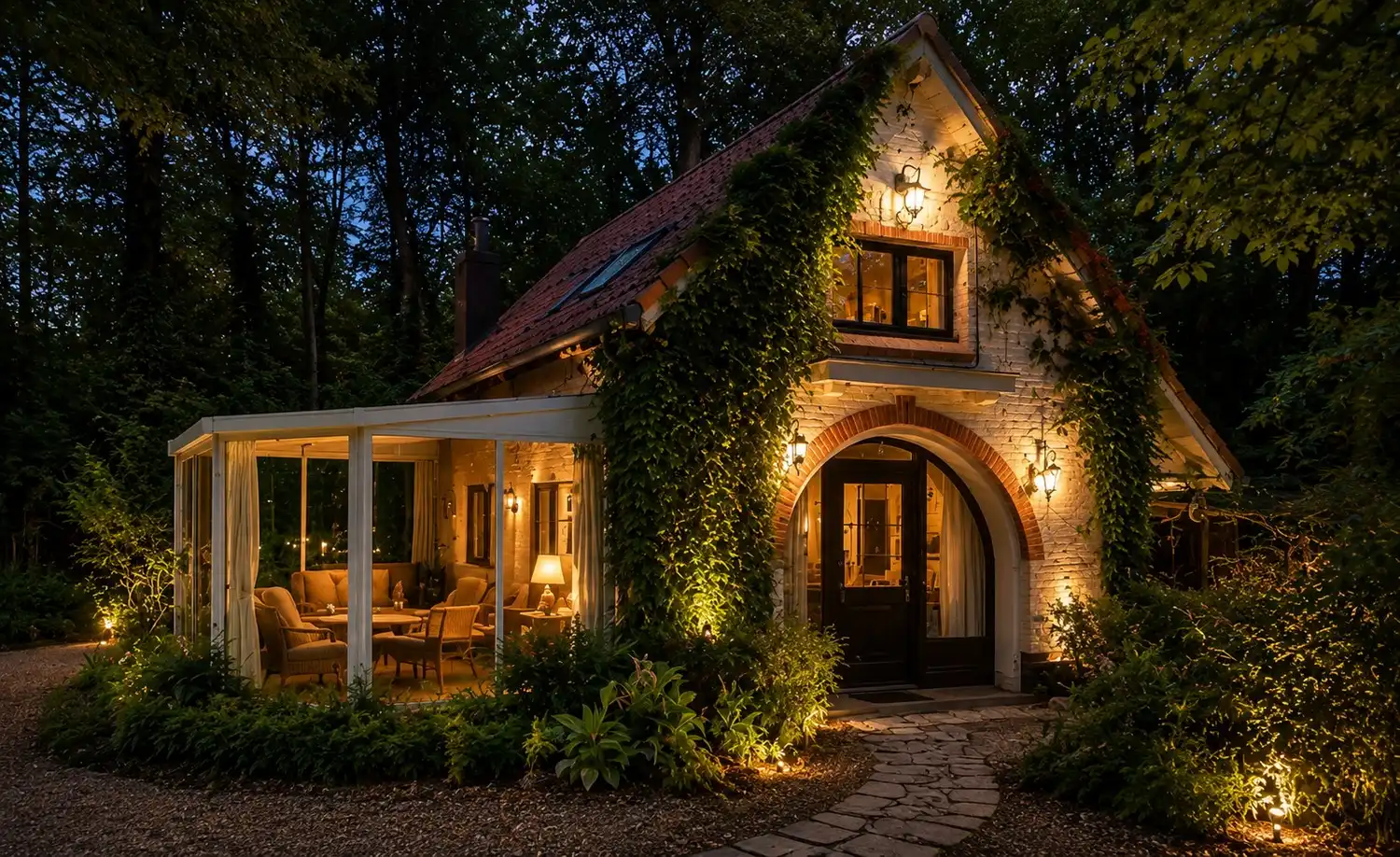 Unieke boswoning op een prachtig groen perceel van 1.454 m² foto 2