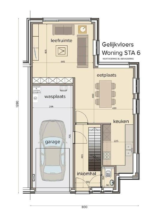 HALFOPEN WONING IN PASTORIJSTIJL OP RUSTIGE LIGGING TE ANZEGEM TE KOOP foto 8