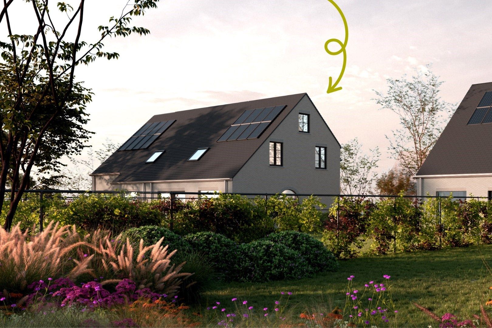 Nieuwbouwwoning met 3 slaapkamers (4 mogelijk) met landelijk uitzicht  foto 8