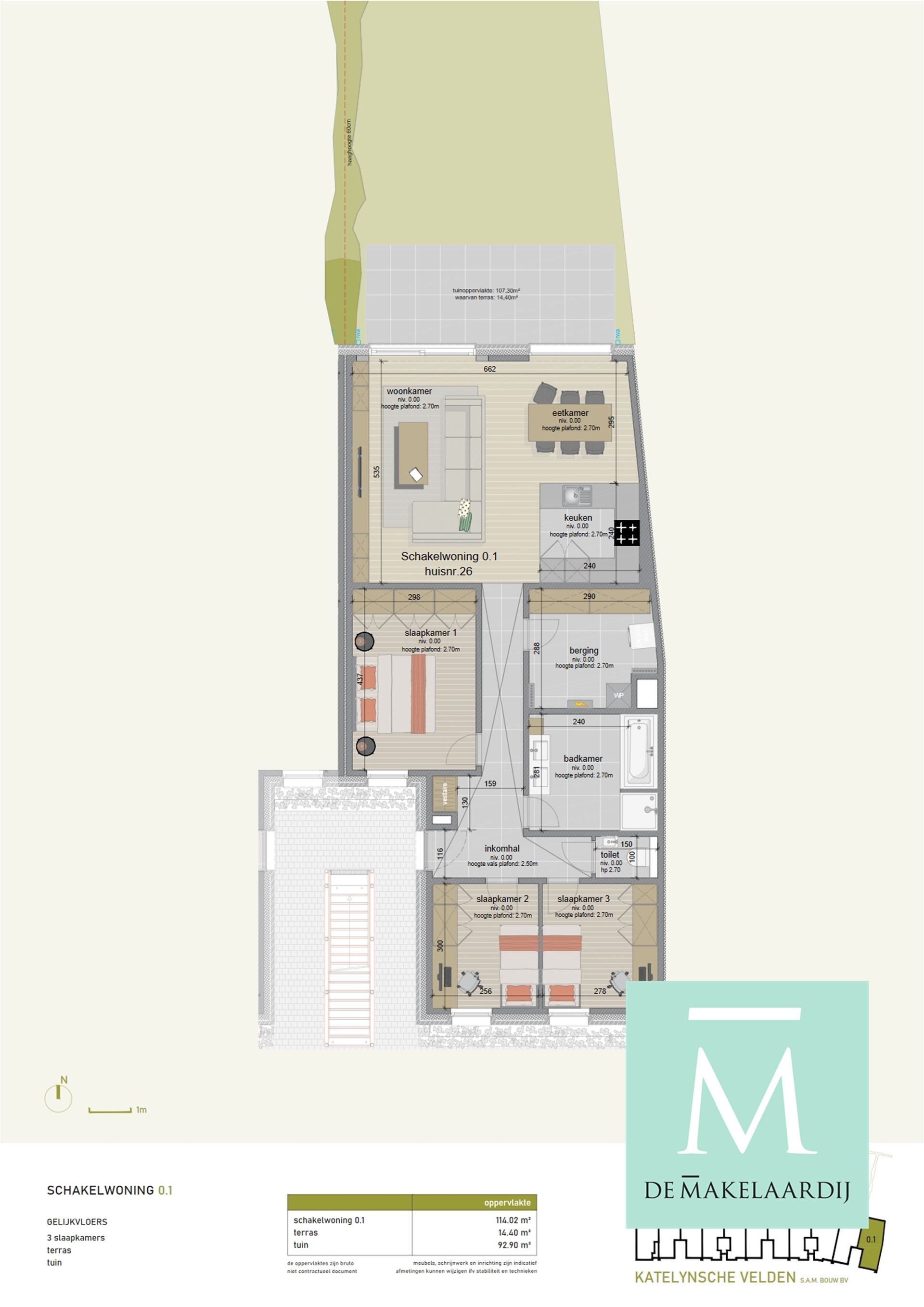 Prachtig nieuwbouwappartement met 3 slaapkamers en tuin foto 5