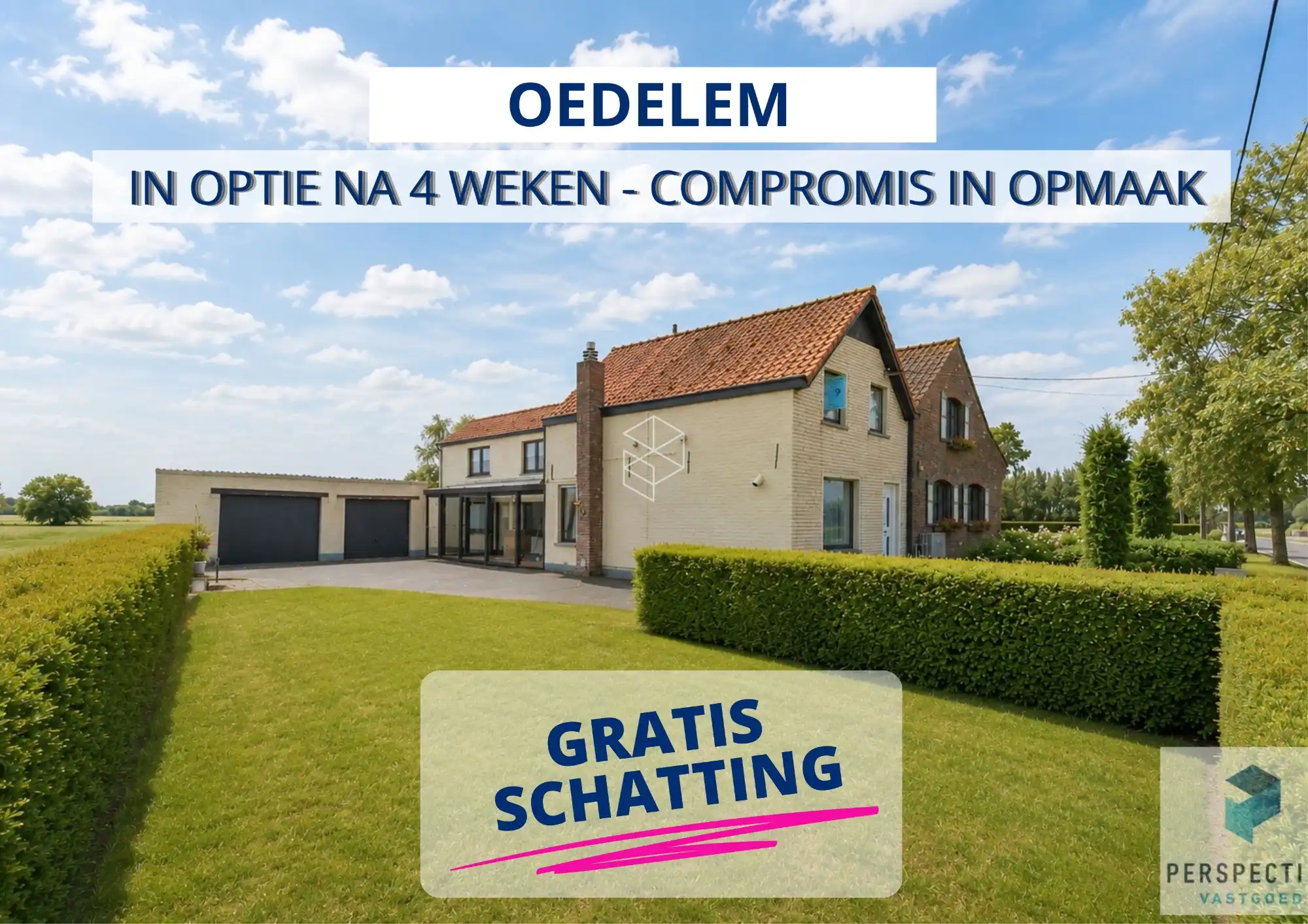 Hoofdfoto van de publicatie: IN OPTIE NA 4 WEKEN - COMPROMIS IN OPMAAK | Te renoveren woning met rondom landelijke uitzichten