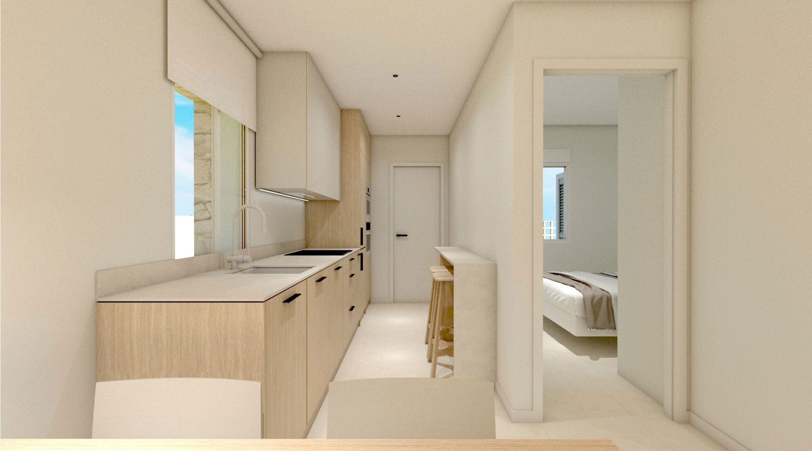 SPANJE - Appartementen Ibiza-stijl 1km van strand, zee. foto 16
