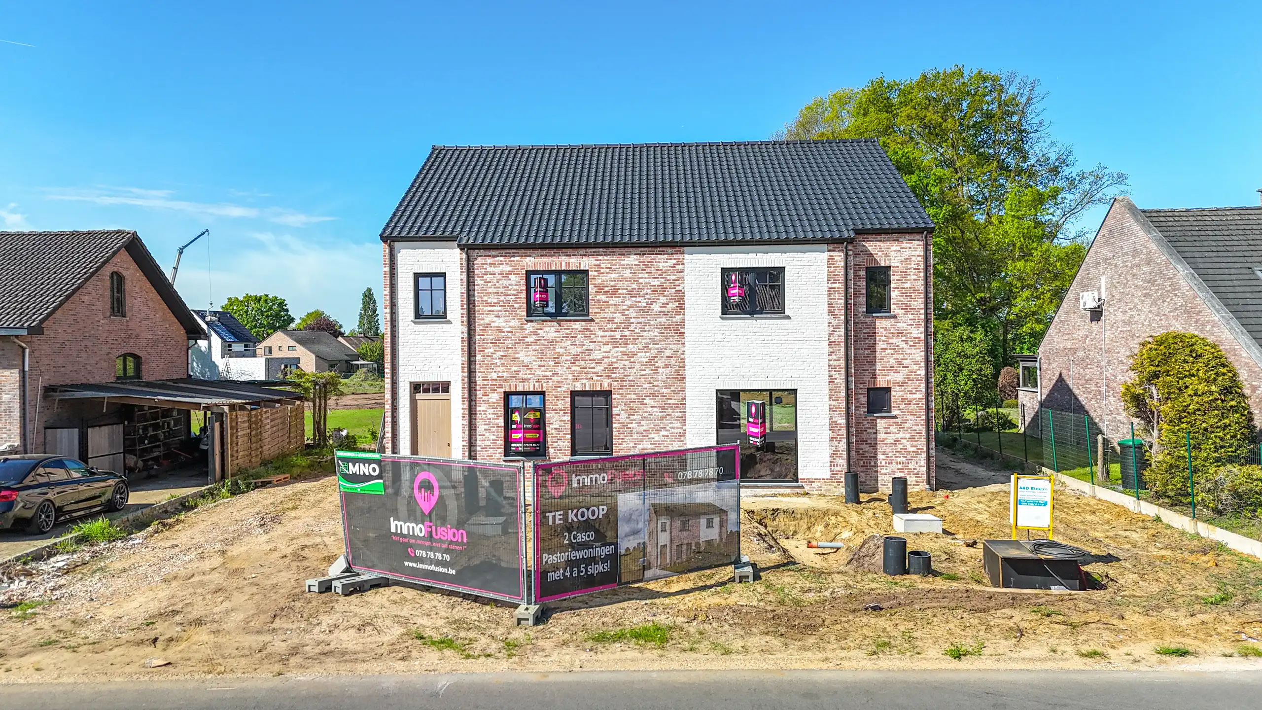 Tijdloze nieuwbouwwoning met 4 slpks + uitzicht op het groen! foto 4