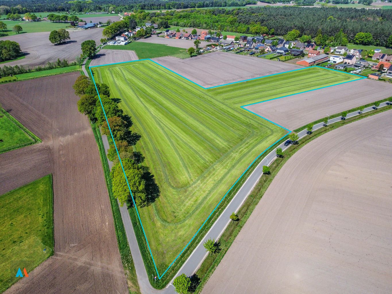 Blok landbouwgrond foto 4