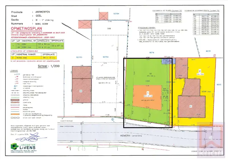 Gunstig gelegen bouwgrond (3a87ca) nabij centrum Geel foto {{pictureIndex}}