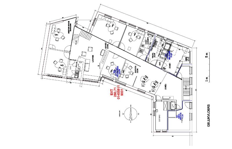 Ingerichte kantoorruimte van circa 500m² op commerciële locatie foto 4