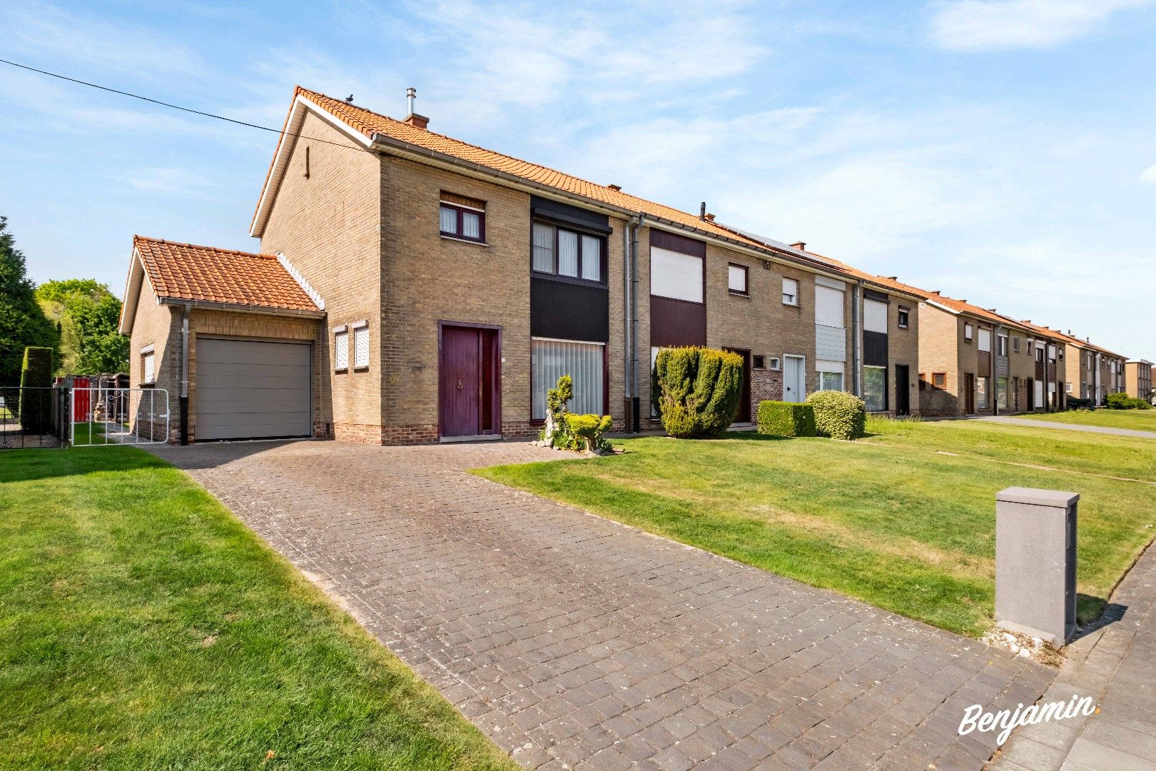 Halfopen woning met 3 slaapkamers, garage en tuin met uitweg in Harelbeke foto 16