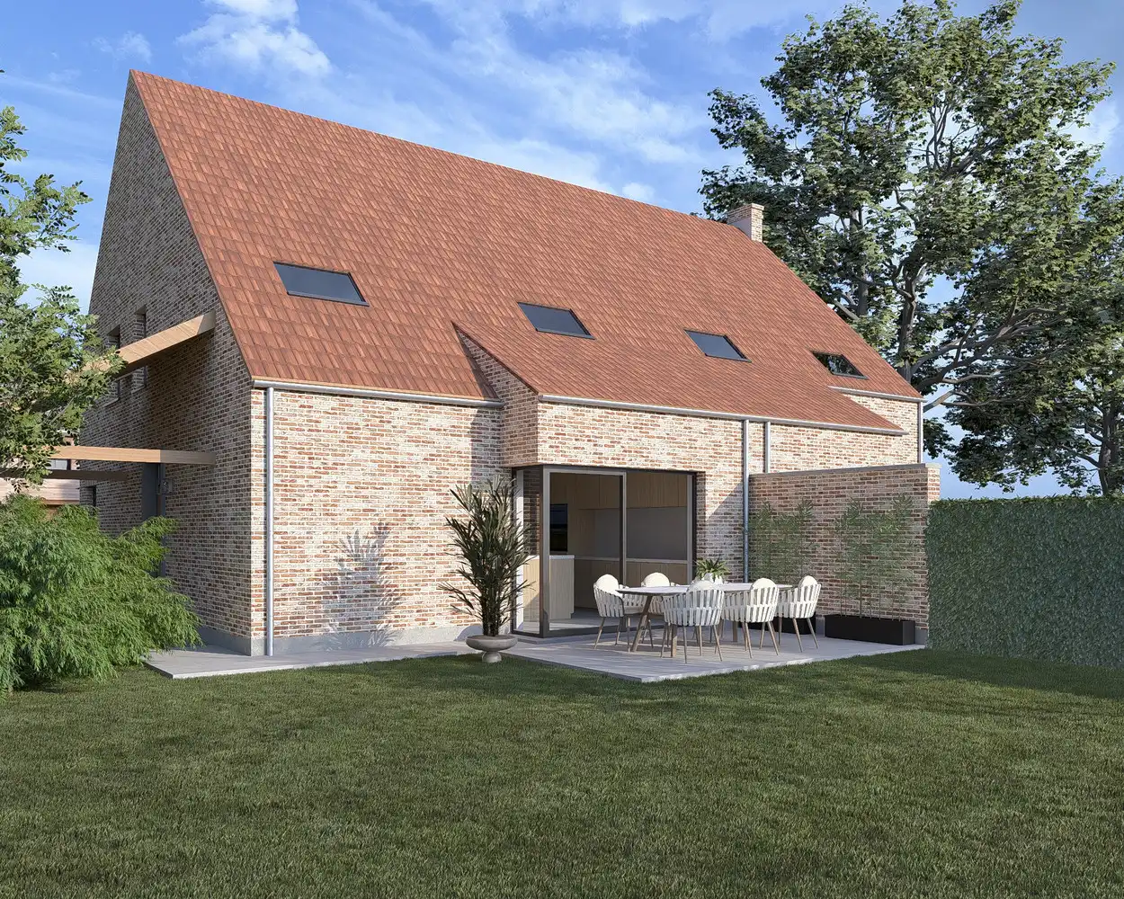 Nieuwbouw koppelwoning te Ruiselede/Wingene. foto 18