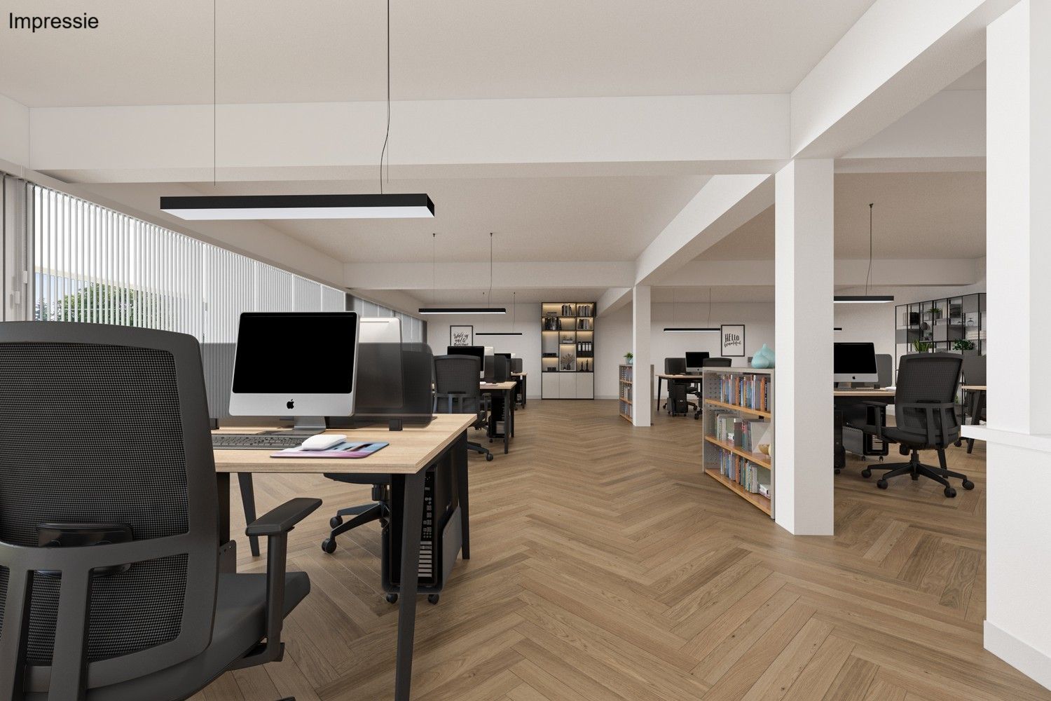 Handelsruimte met luxe duplex-appartement en verhuurde loodsen op het industrieterrein in Lanaken foto 6