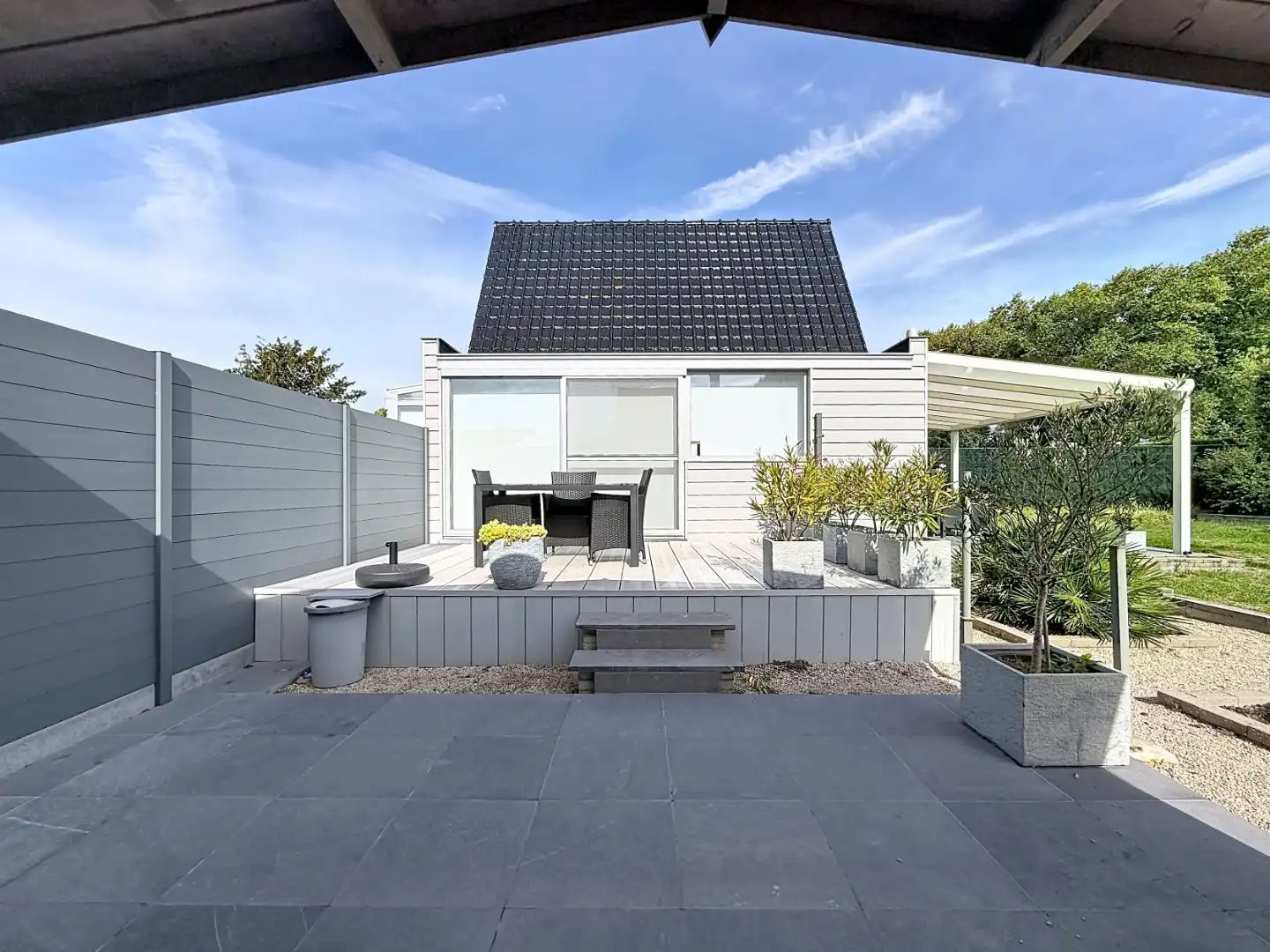 Mooie chalet met grote tuin in het vakantiedomein Dunepark foto 2