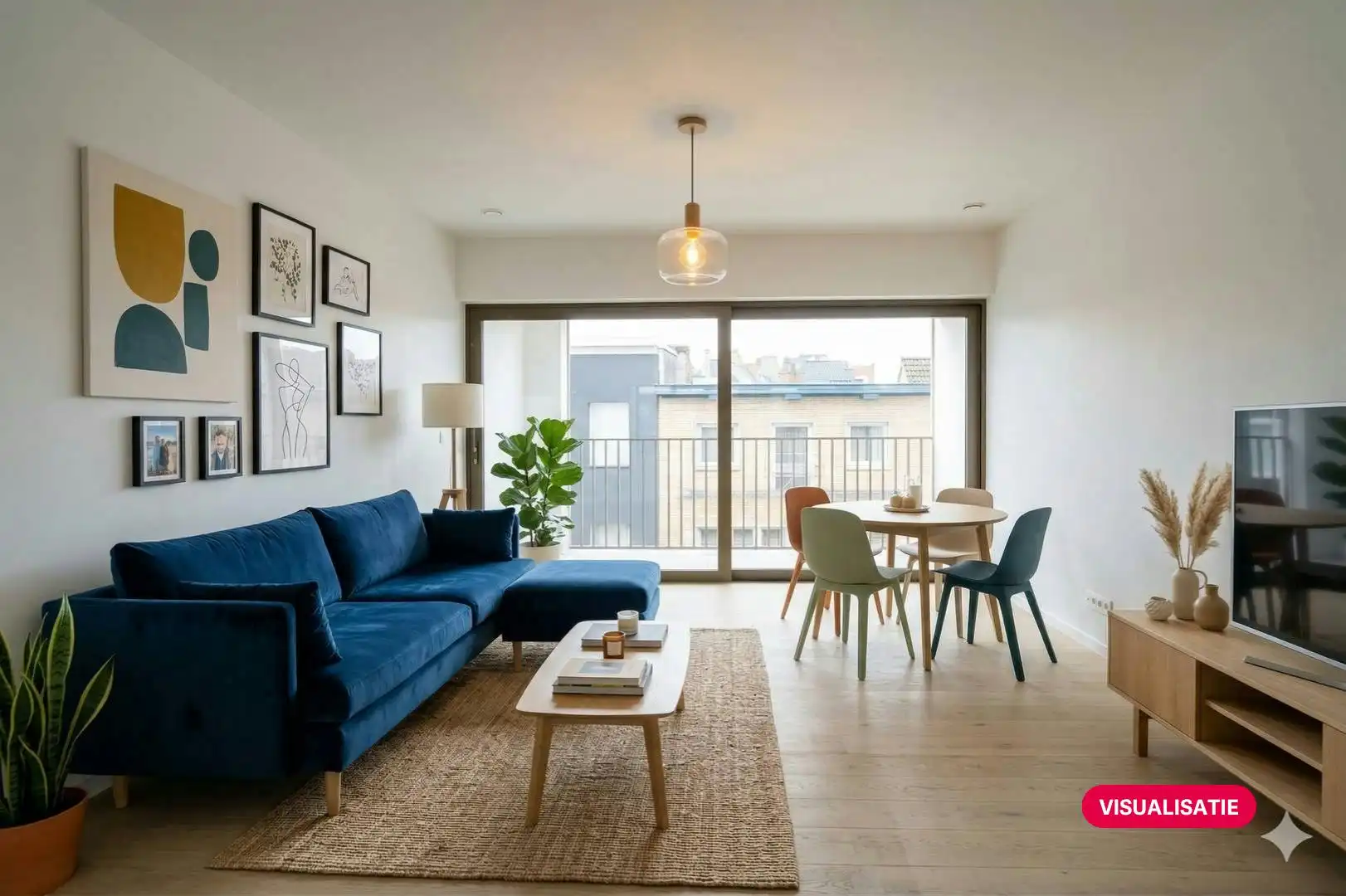 Kwalitatief tweeslaapkamerappartement in centrum Kortrijk! foto {{pictureIndex}}