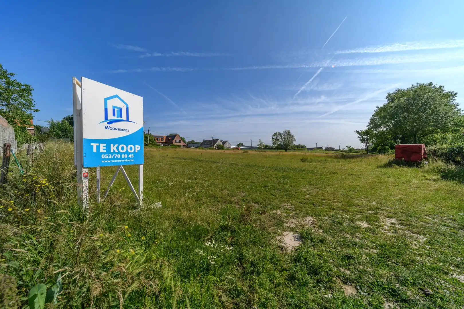 Bouwgrond voor halfopen bebouwing in Zonnegem foto {{pictureIndex}}