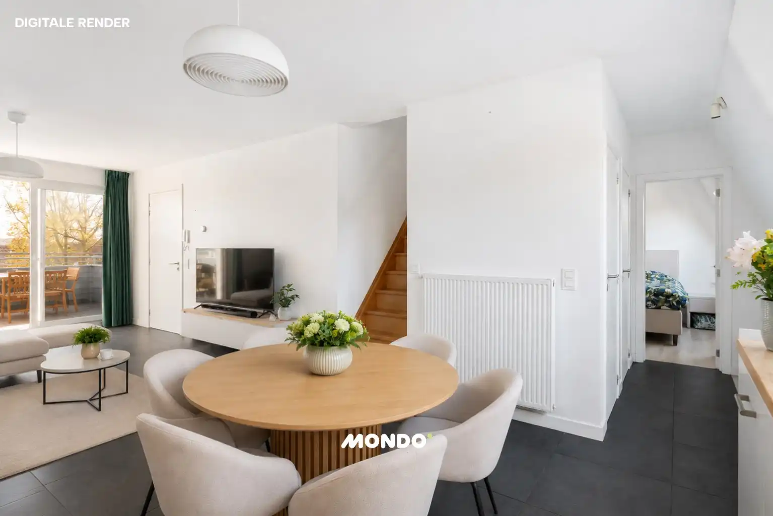 Modern duplex appartement met groot terras te Willebroek! foto 4