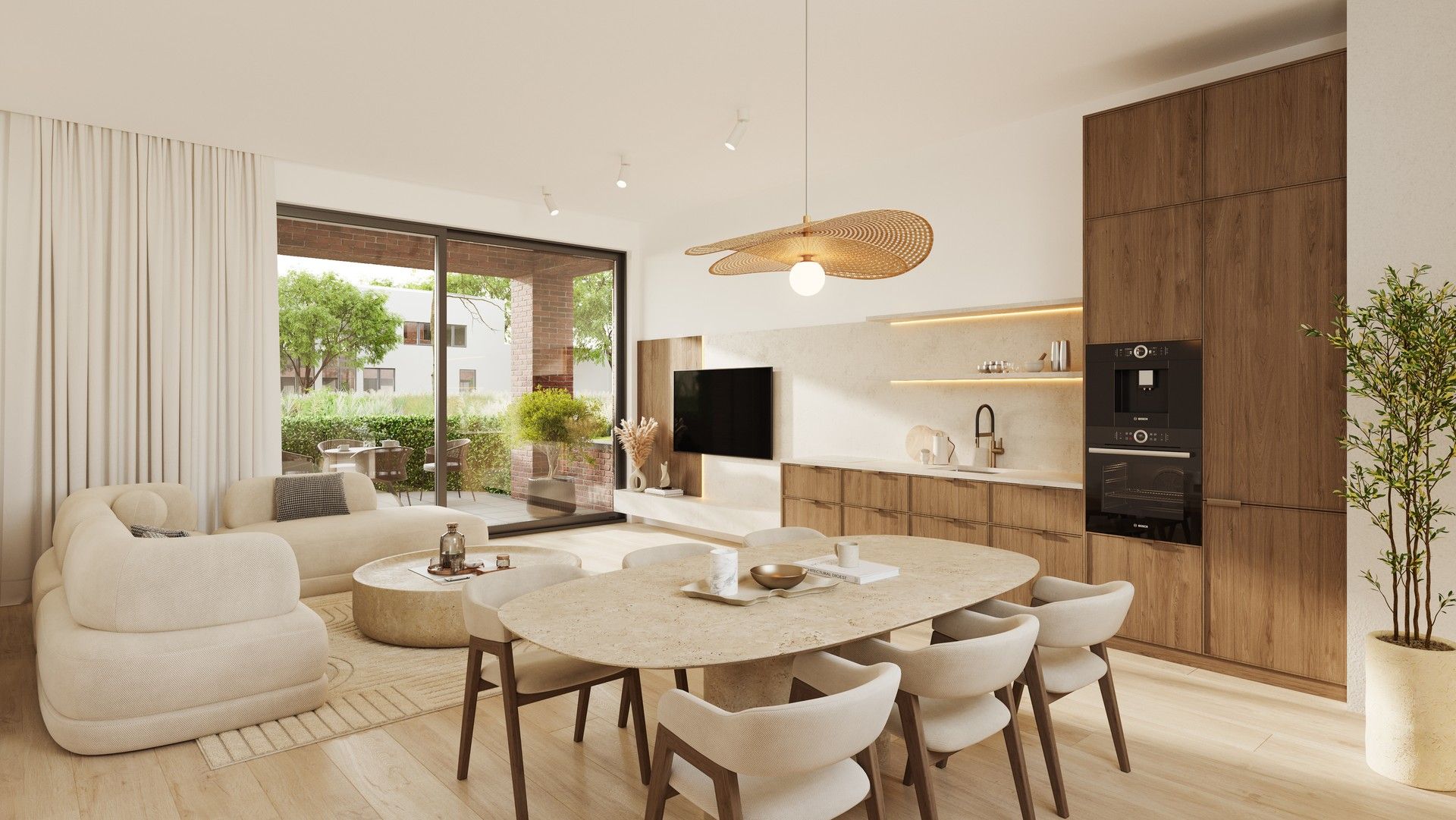 Appartementen en duplex appartementen met prachtige binnentuin - Residentie Cornu foto 14