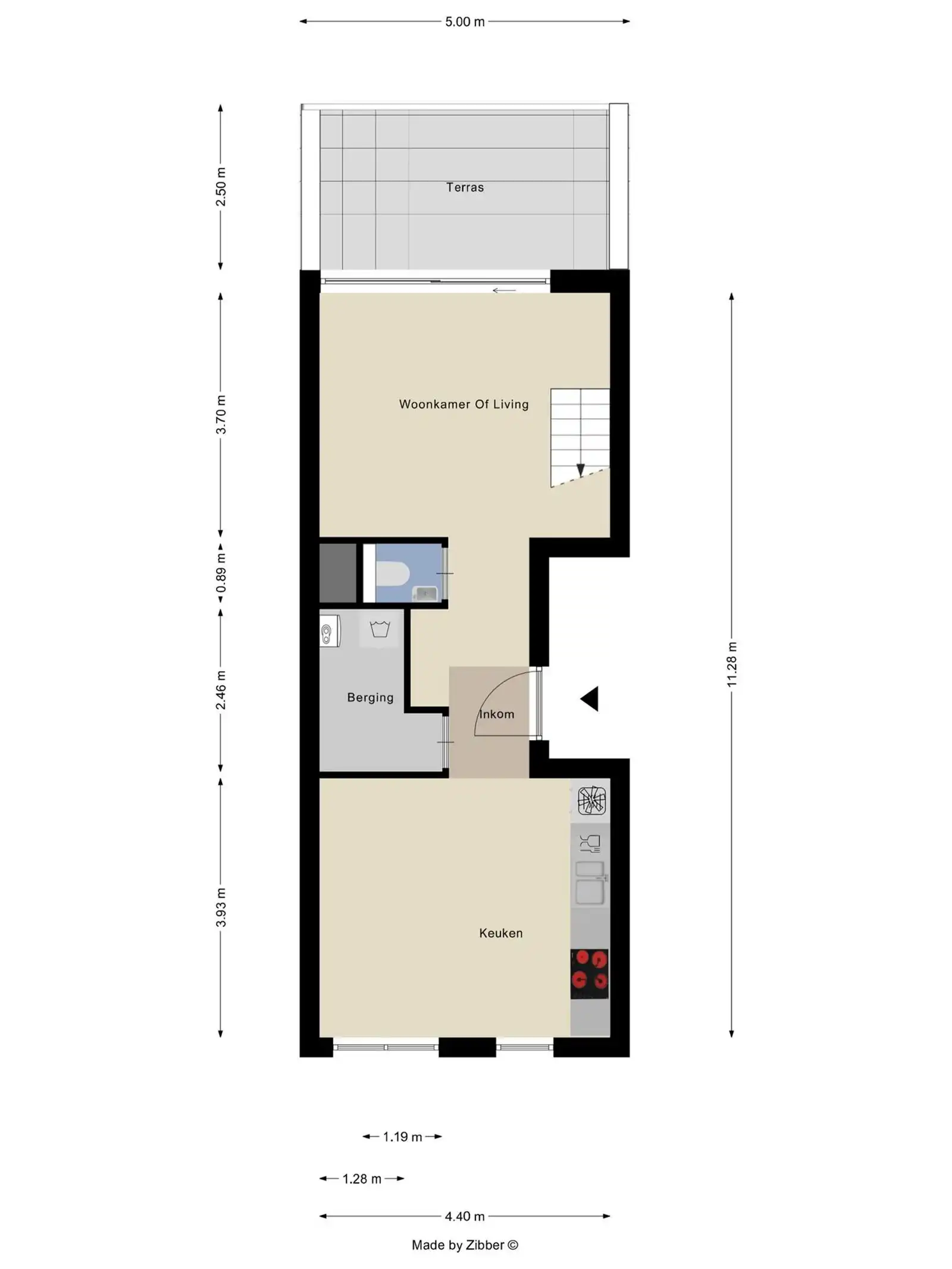 Duplex appartement te koop met 2 slaapkamers foto 3