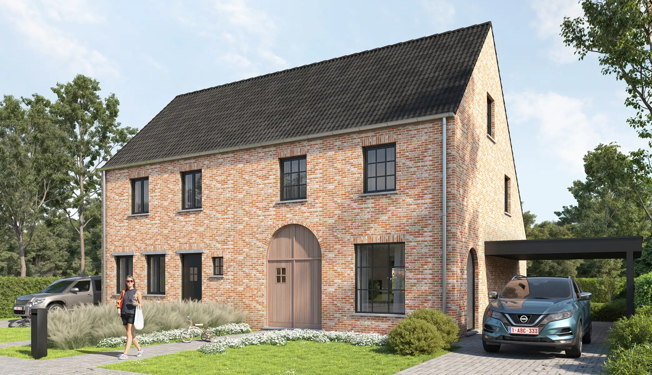 Landelijke nieuwbouwwoning foto 2