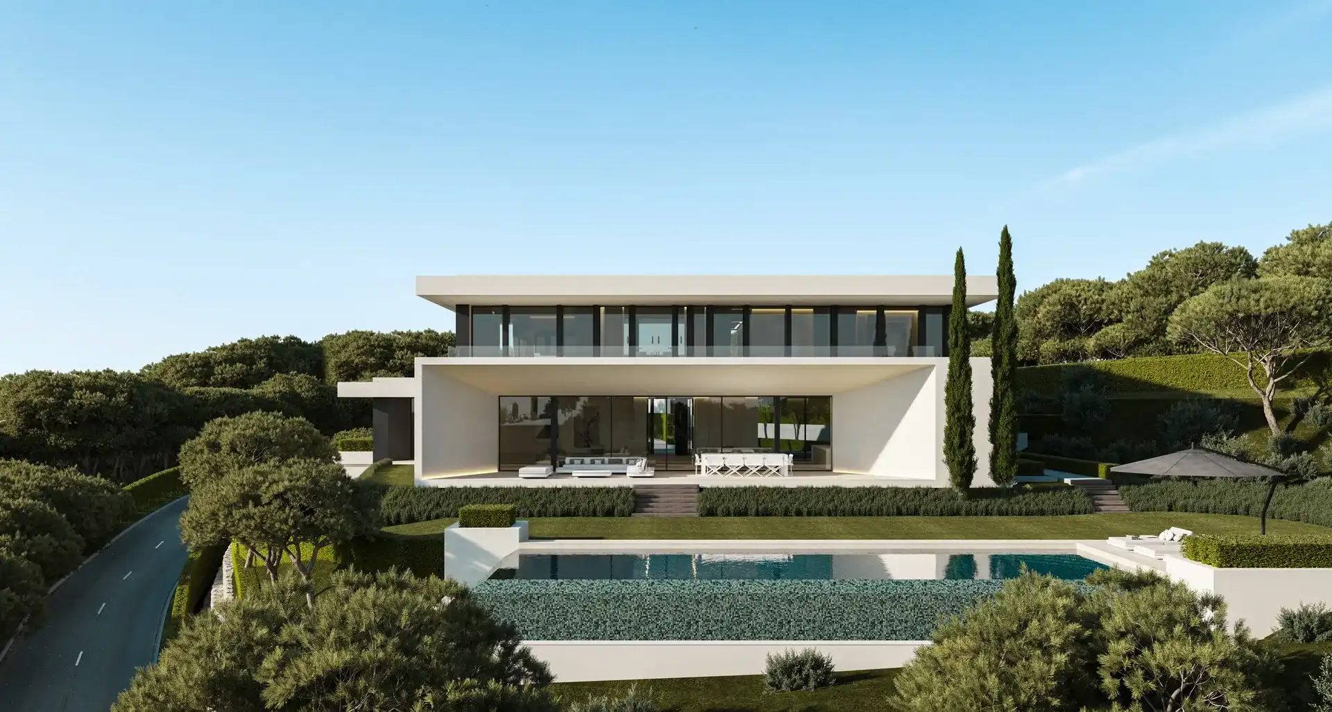 Een meesterwerk van elegantie en privacy: iconische luxe villa met verfijnde afwerking foto {{pictureIndex}}