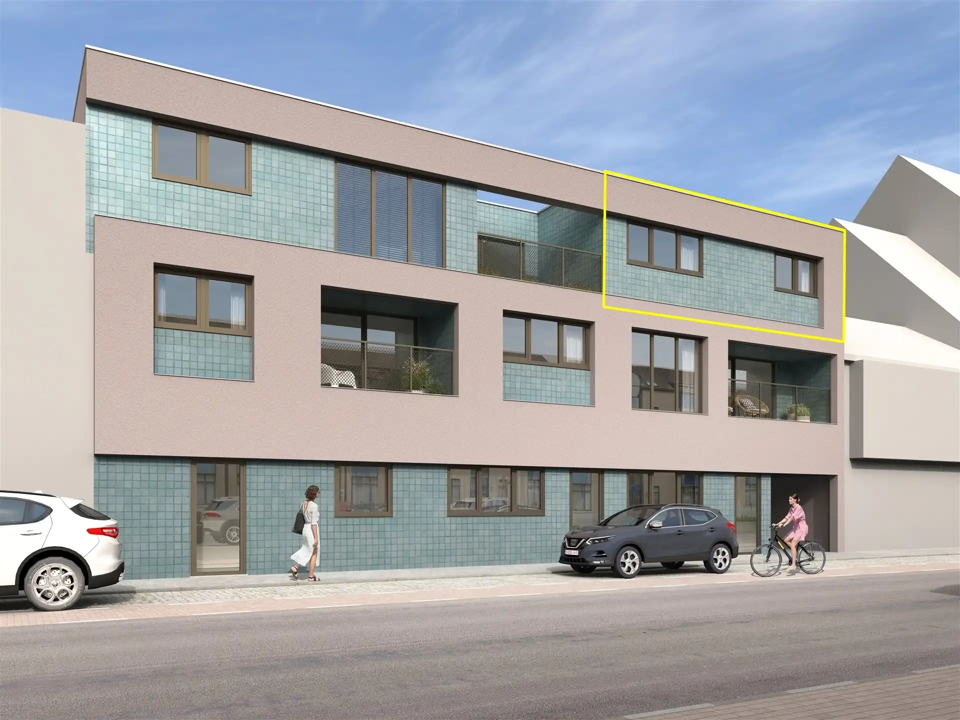 Nieuwbouw 3 slaapkamer appartement in centrum Wetteren foto 3