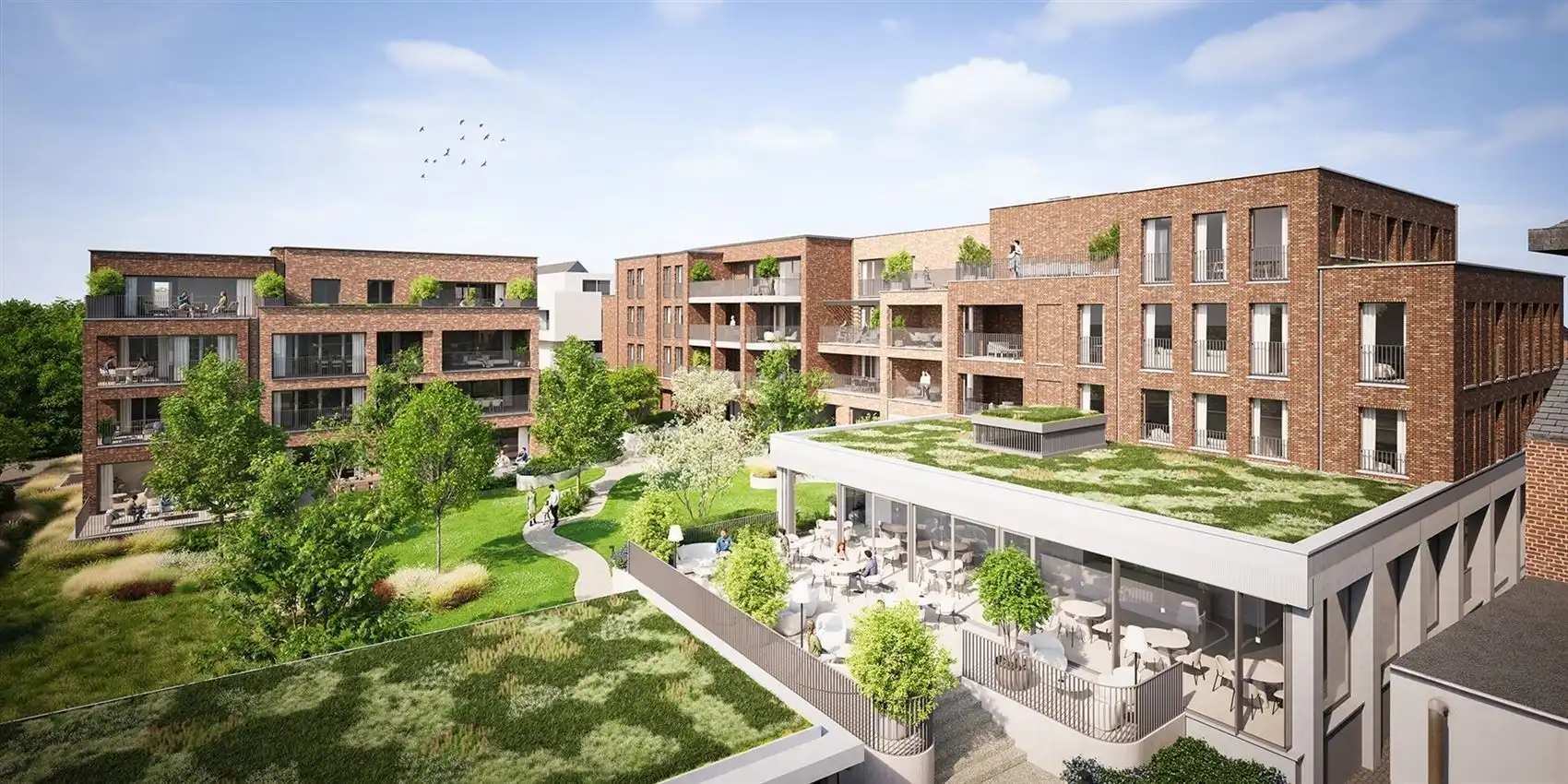 Riant 2 slk appartement 110m² met overdekt terras foto 29