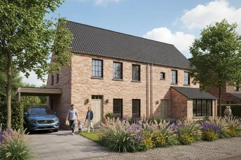 Halfopen woning te koop in Deerlijk. foto {{pictureIndex}}