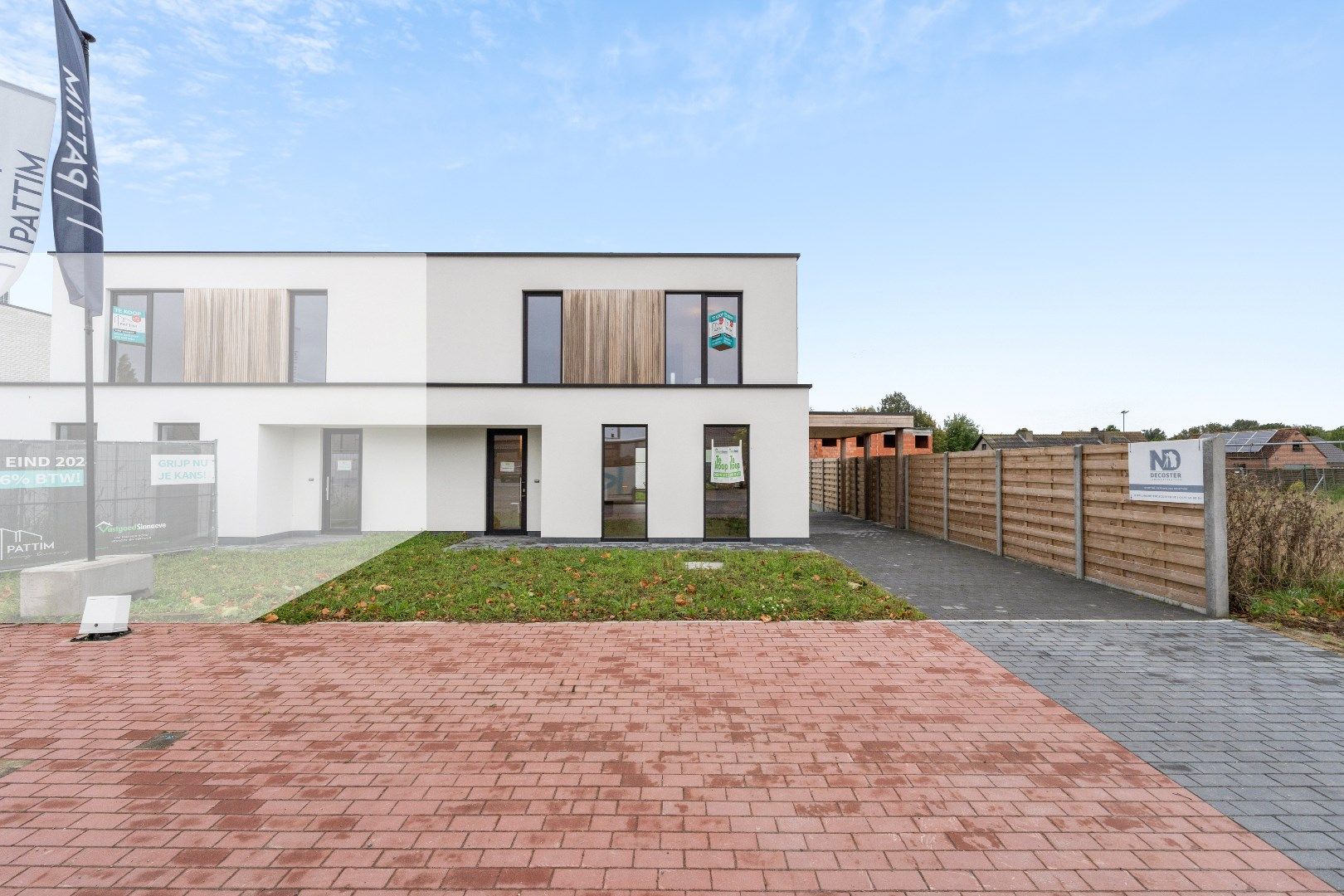 Halfopen nieuwbouwwoning met 3 slaapkamers te Koekelare  foto {{pictureIndex}}
