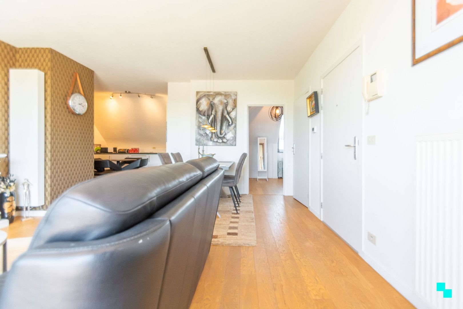 Tweeslaapkamerappartement met ruim terras in het dorp van Merelbeke foto 9