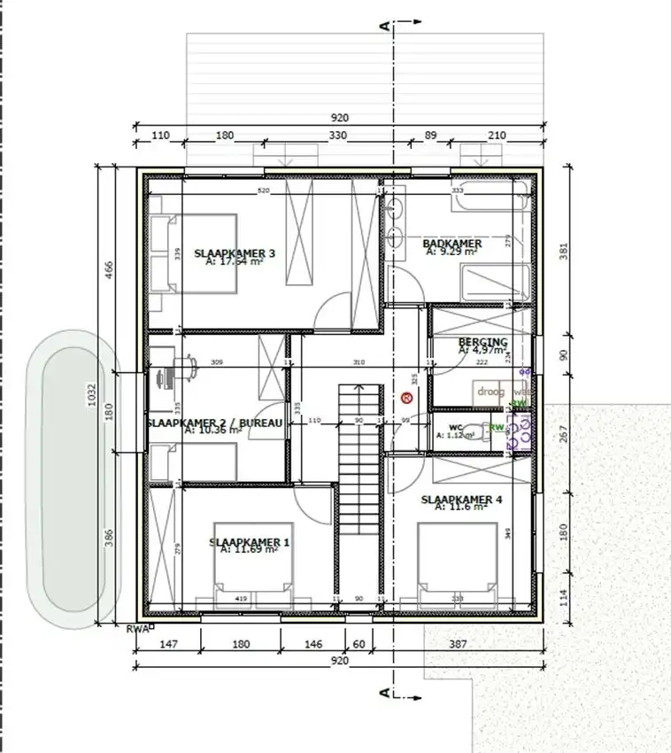Goed ingedeelde woning 4slk in verkeersluwe straat foto 3