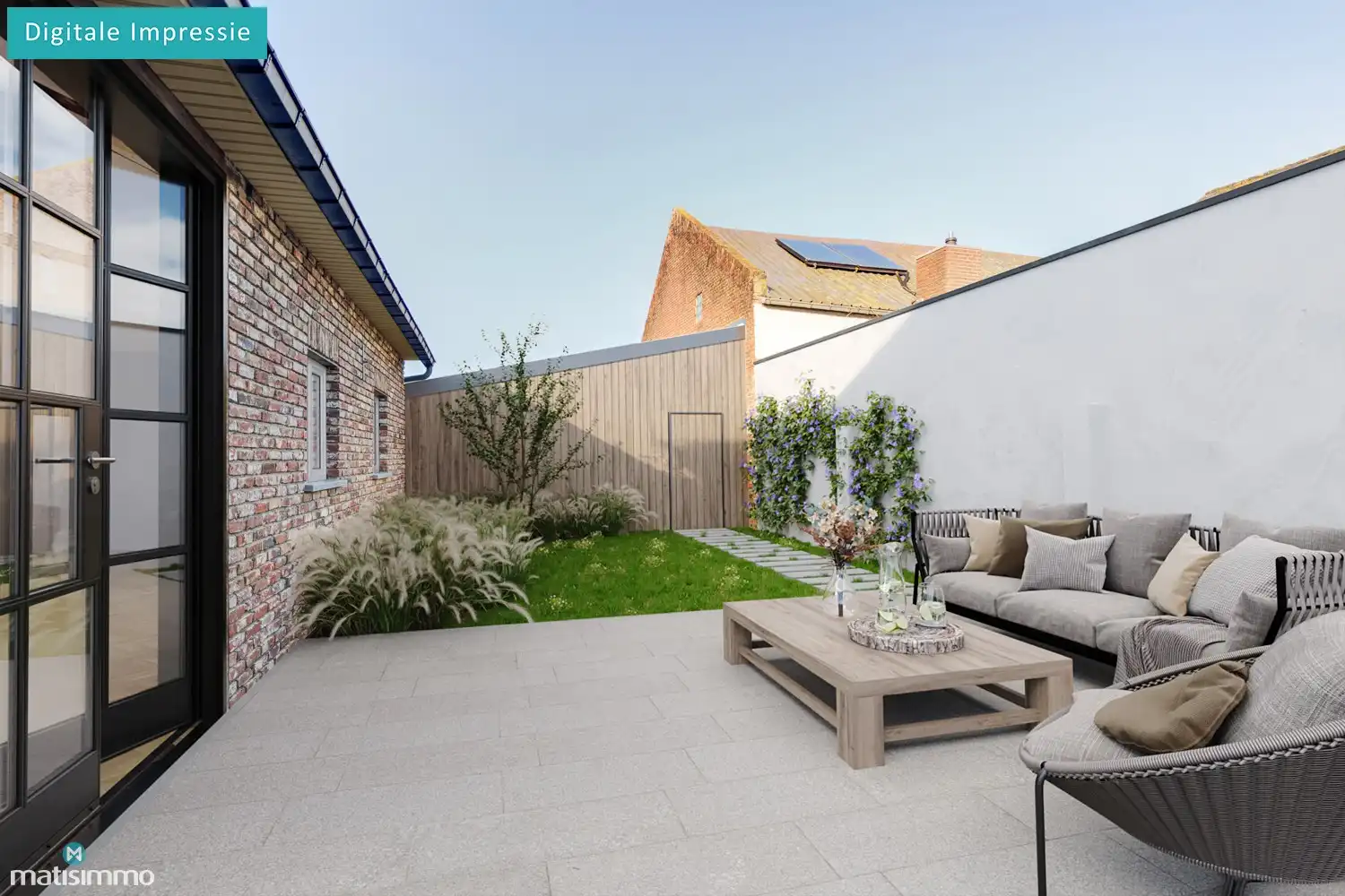 VERDER AF TE WERKEN HOEKWONING MET BINNENKOER EN GARAGE TE MOPERTINGEN foto 31