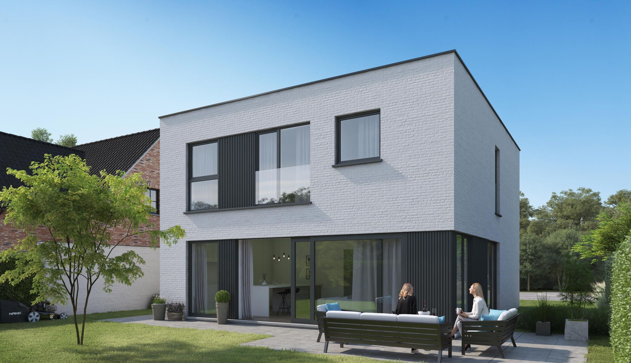 Moderne, vrijstaande woning foto 2