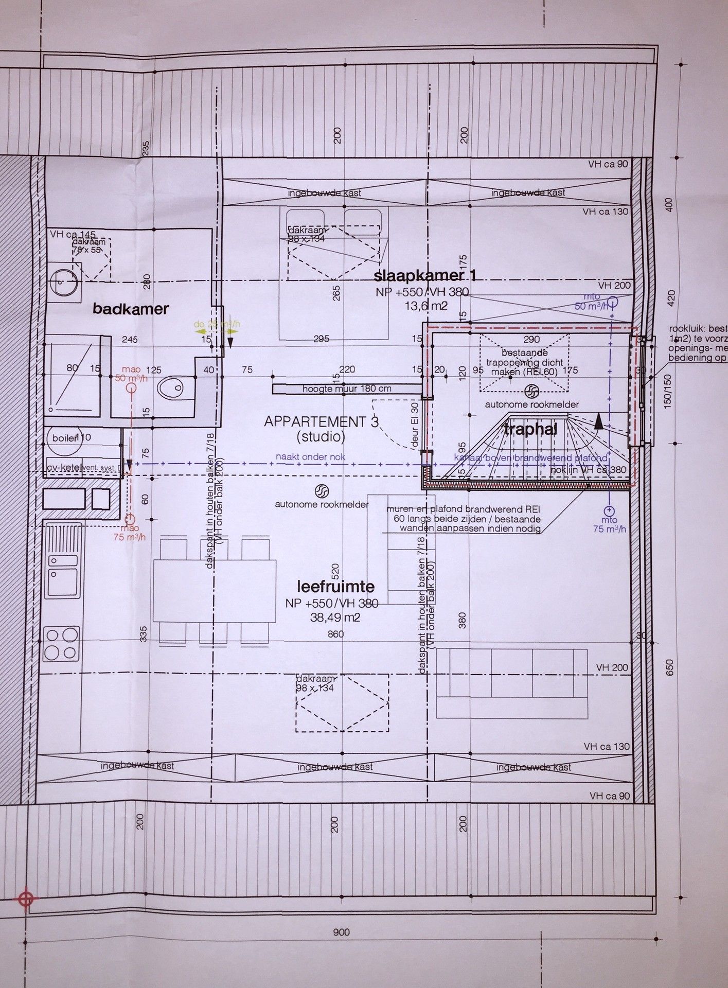 GERENOVEERD DAKAPPARTEMENT MET 1 SLAAPRUIMTE foto 10