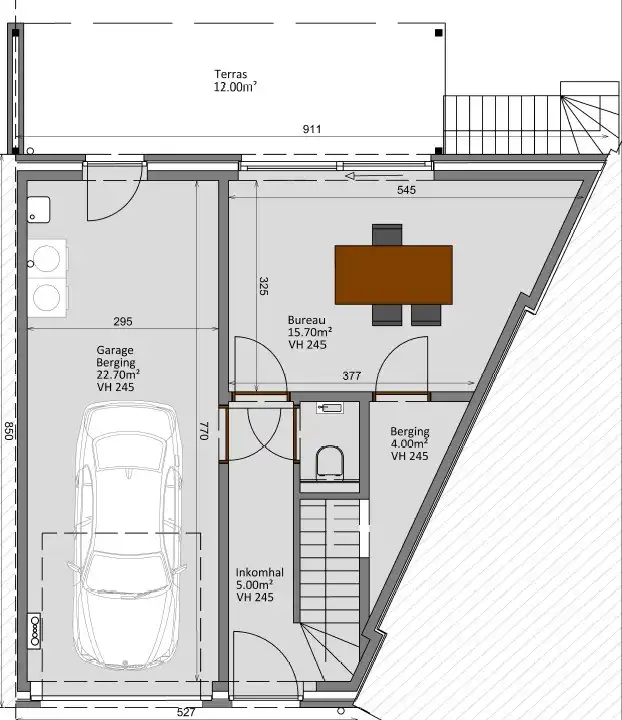 Energiezuinige instapklare bel-étagewoning met garage en tuin, rustig en heel centraal gelegen ( 6% BTW )  foto 14