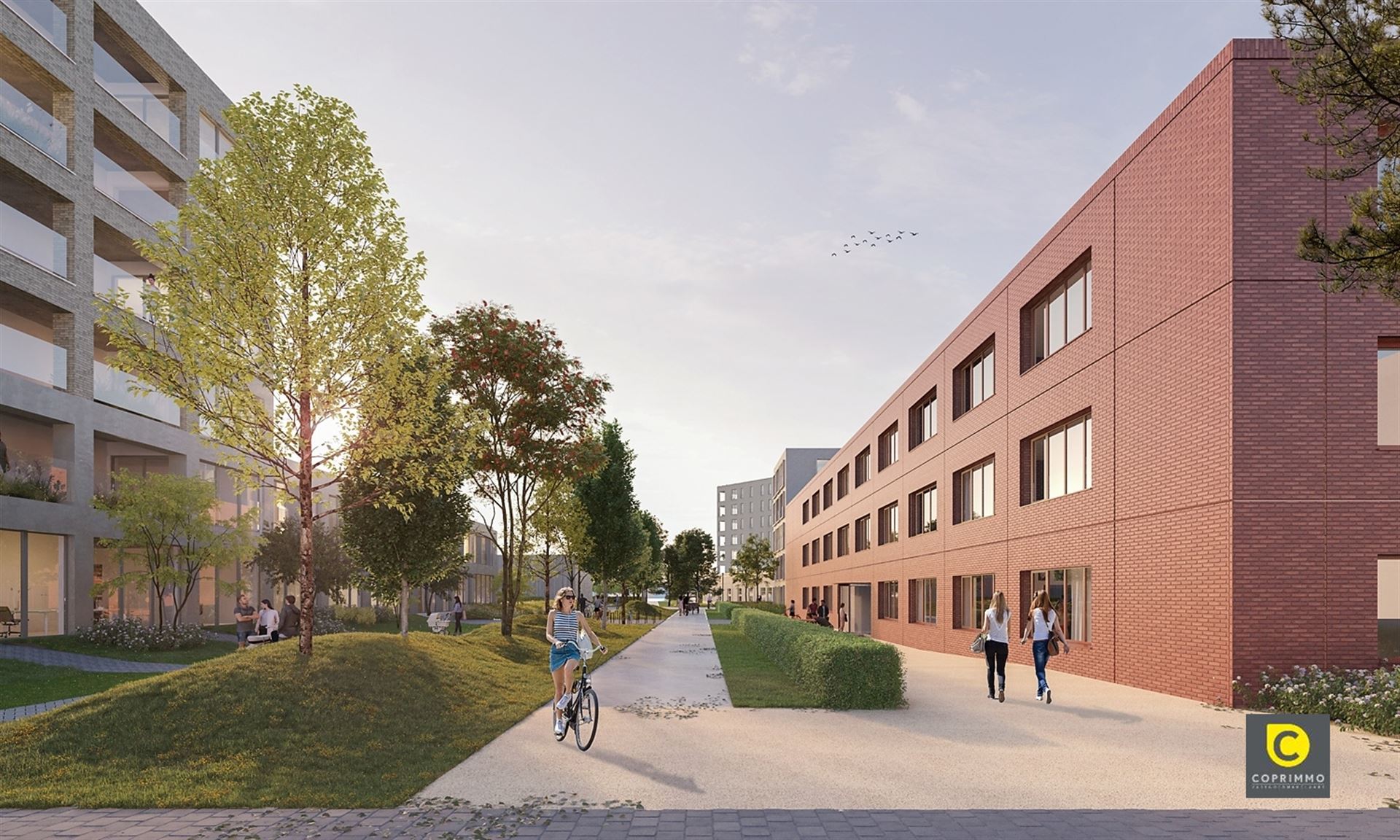 Stadsterras Mortsel:nieuwbouw appartement foto 2