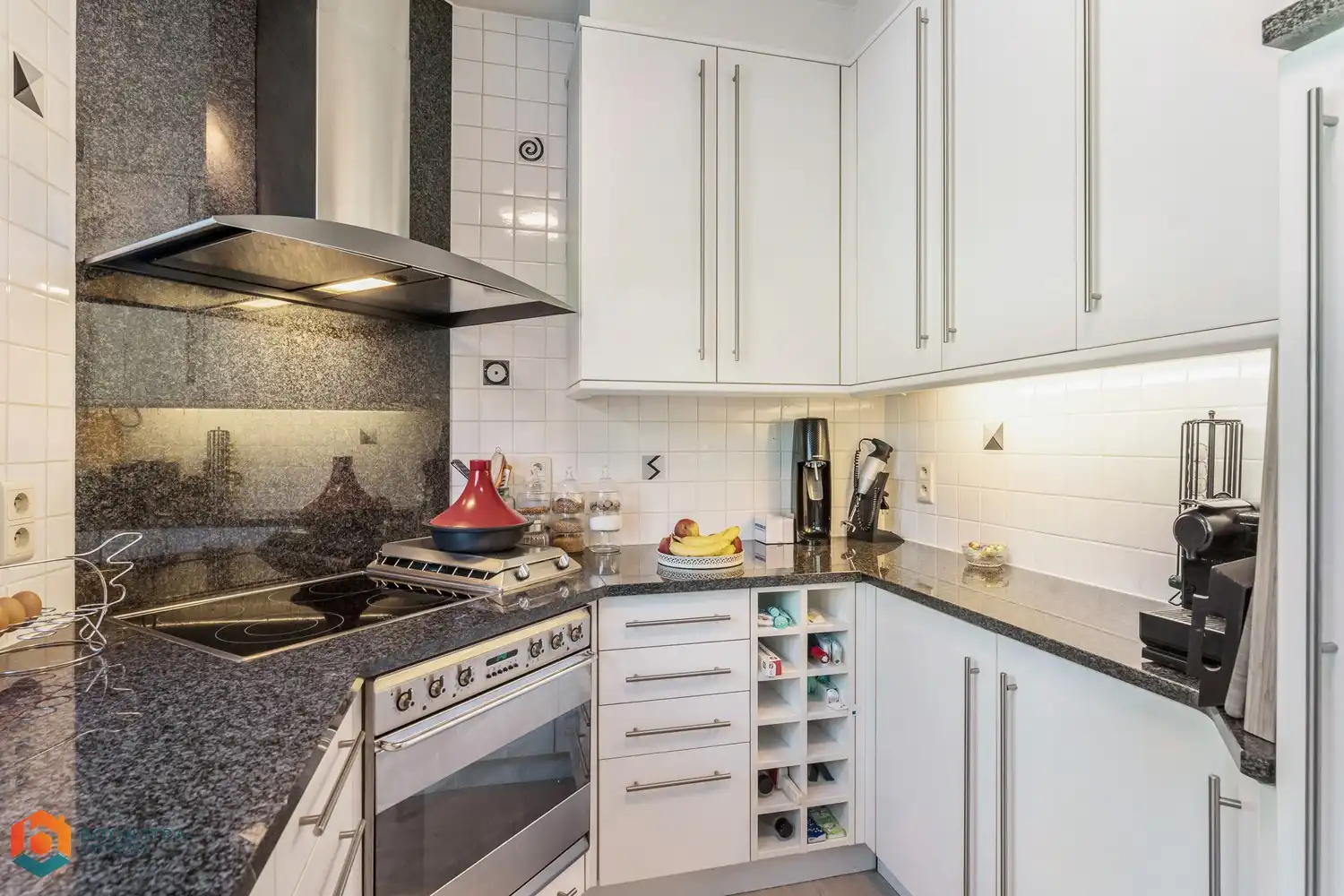 Duplex app. met 3 slpkrs en garage in het centrum foto 7