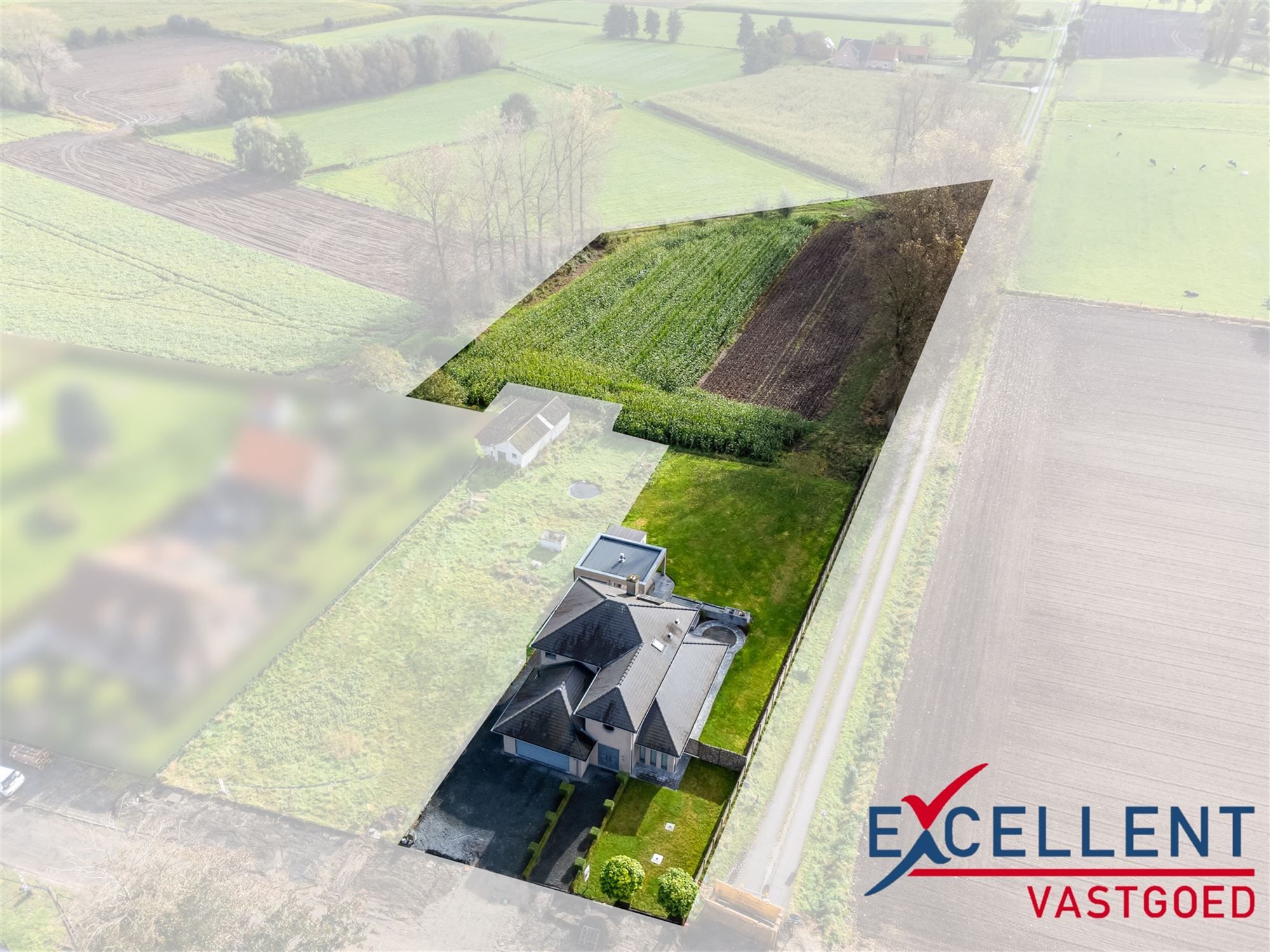 Exclusieve villa met weide te koop Machelen (O-Vl.) foto {{pictureIndex}}