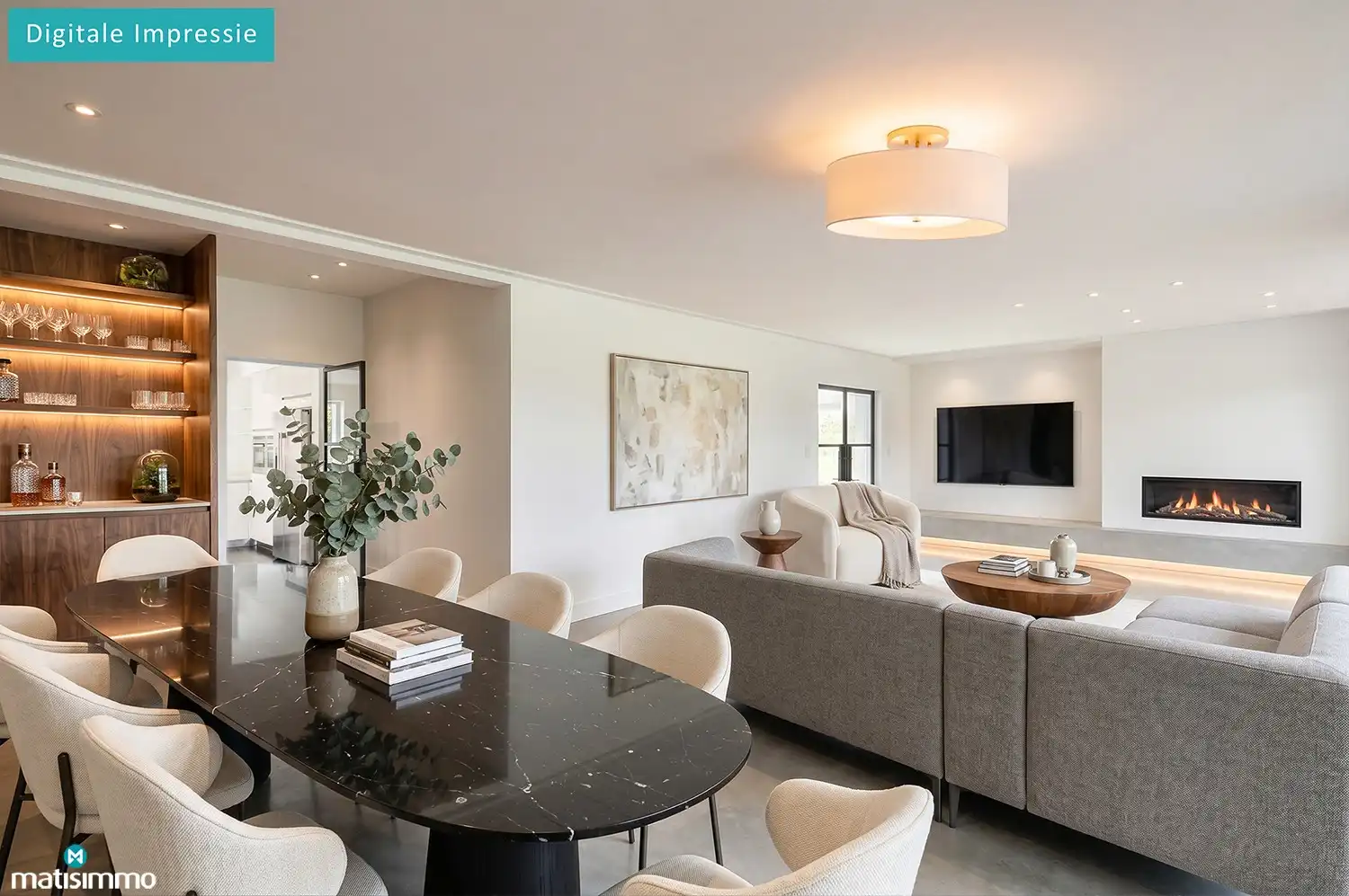 RUIME WONING MET 5 SLAAPKAMERS, INPANDIGE GARAGE EN WELLNESSRUIMTE OP EEN RUIM PERCEEL foto 5