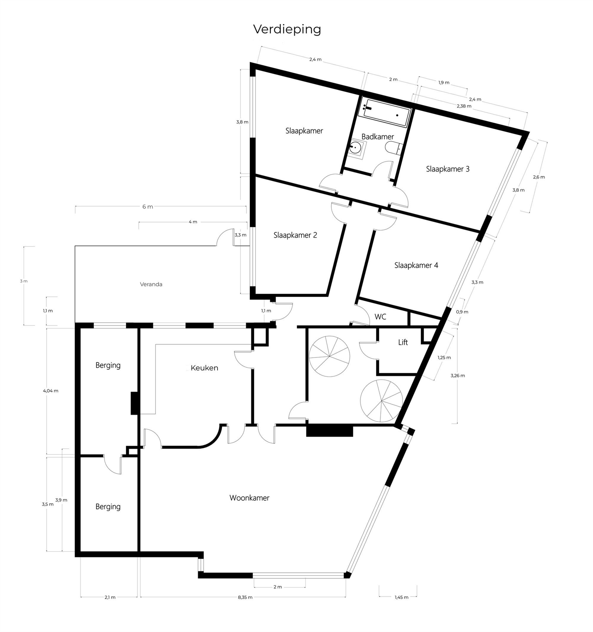 UNIEK APPARTEMENT (215M2!) MET VERANDA, TUIN, 4 SLPKS EN LIFTT IN CENTRUM BALEN foto 25